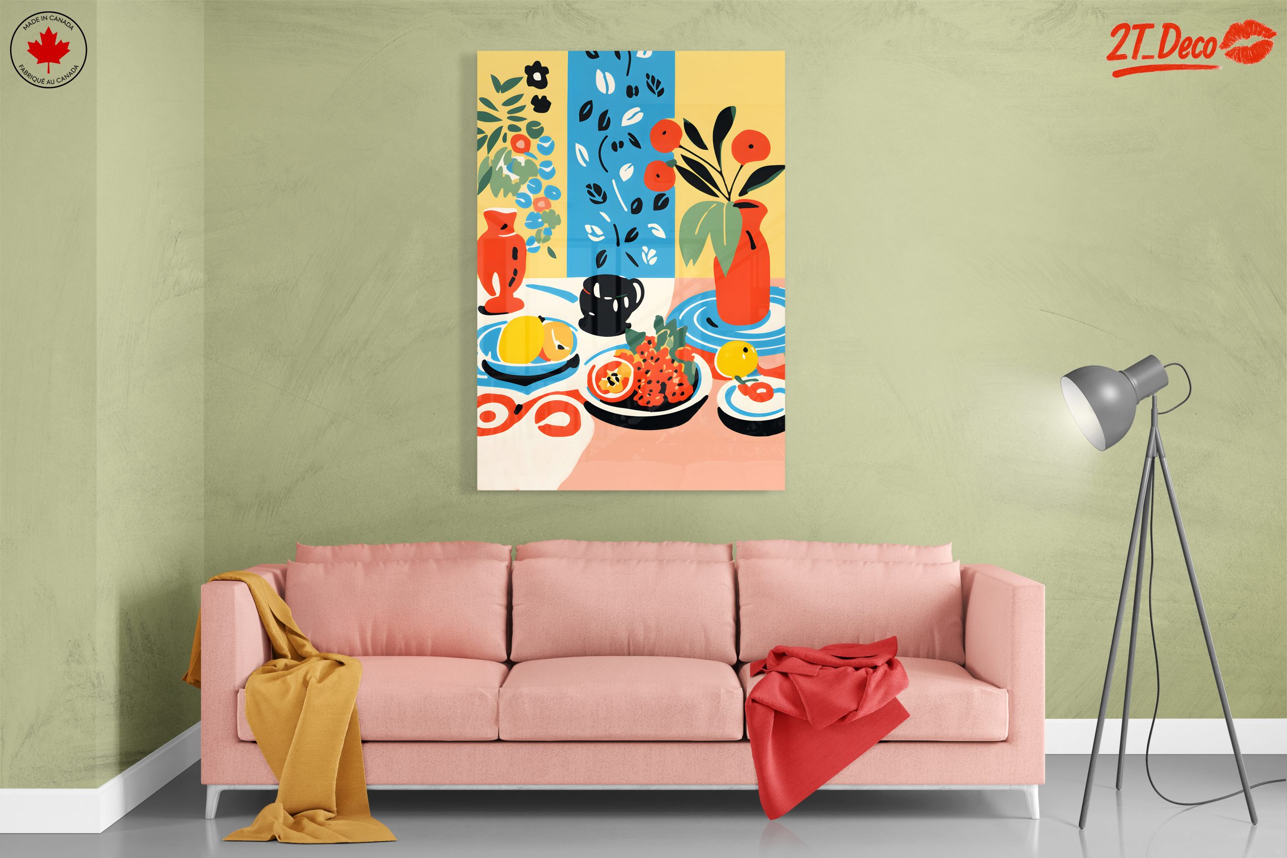 Vibrant Abstract Food Still Life - Image 7