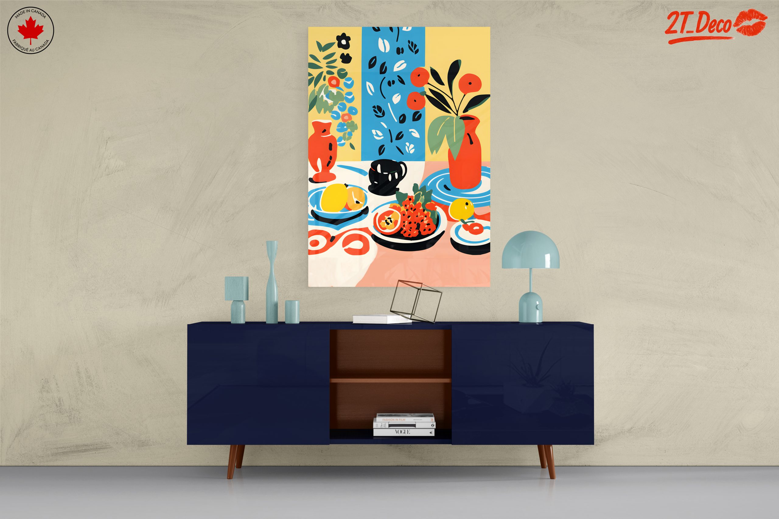 Vibrant Abstract Food Still Life - Image 8