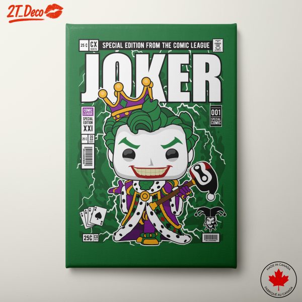 Joker Comic Art Featuring Iconic Character
