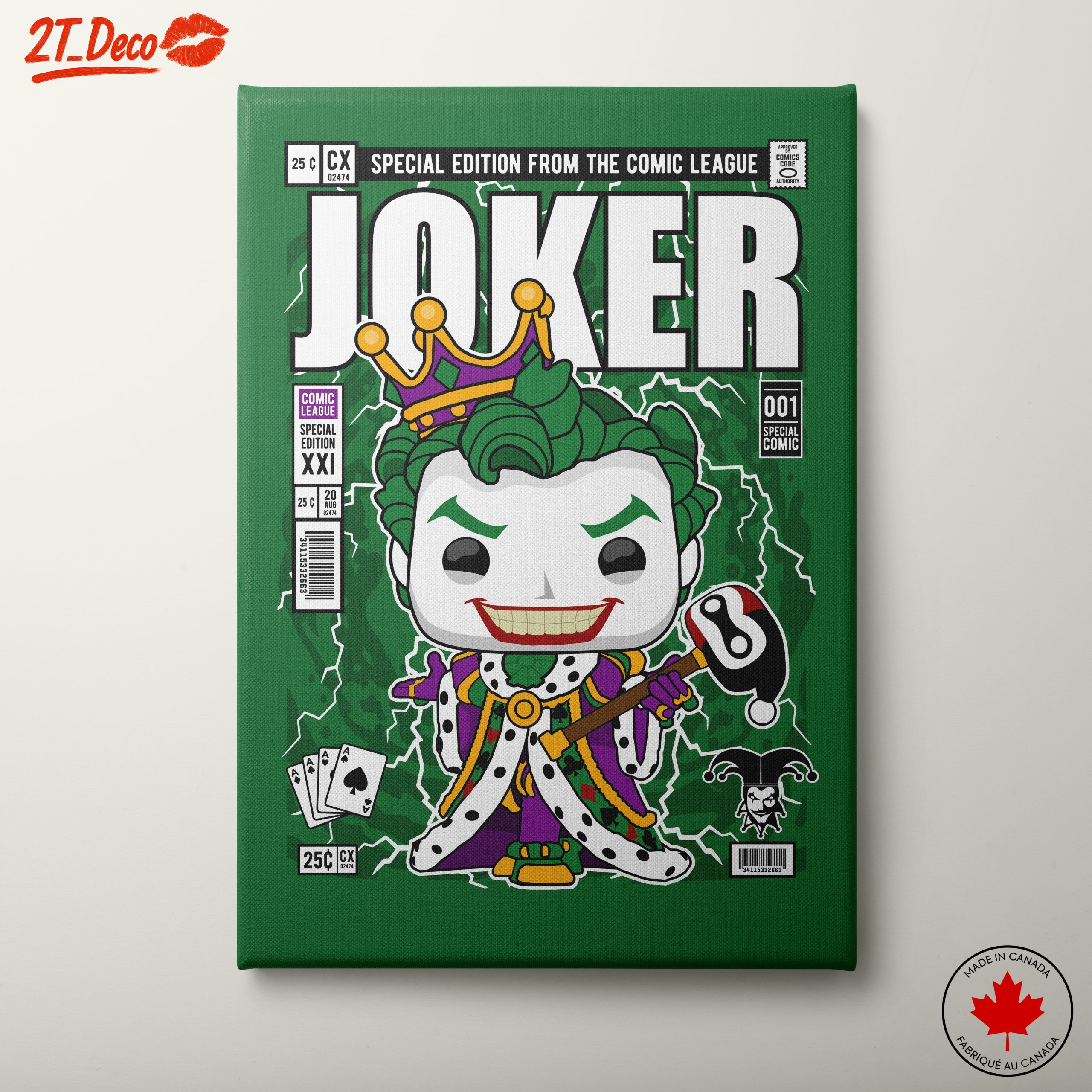 Joker Comic Art Featuring Iconic Character