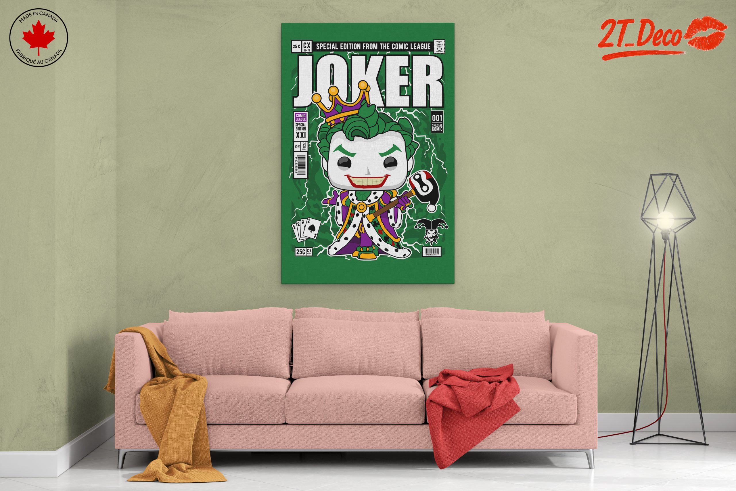 Joker Comic Art Featuring Iconic Character - Image 2