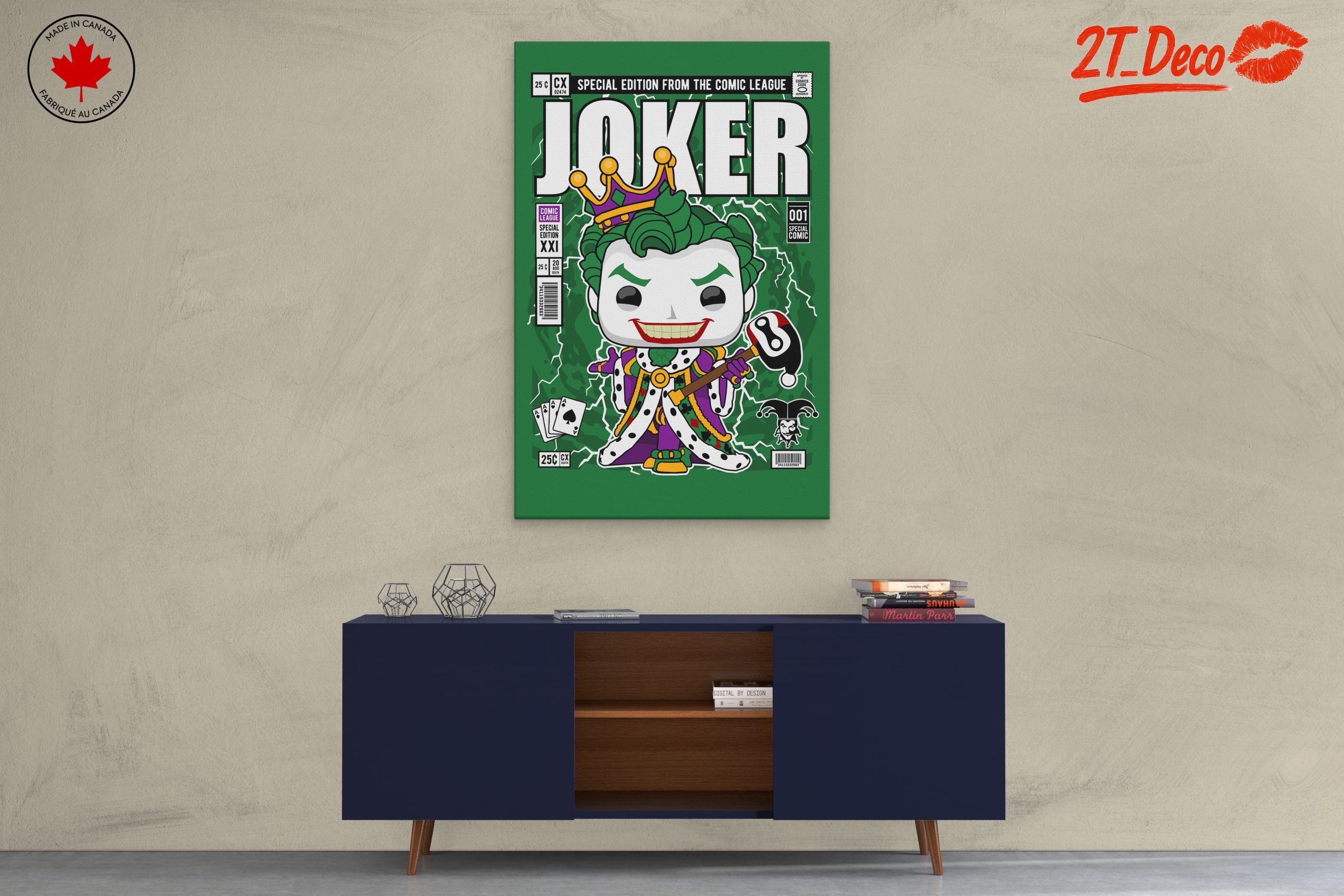 Joker Comic Art Featuring Iconic Character - Image 3