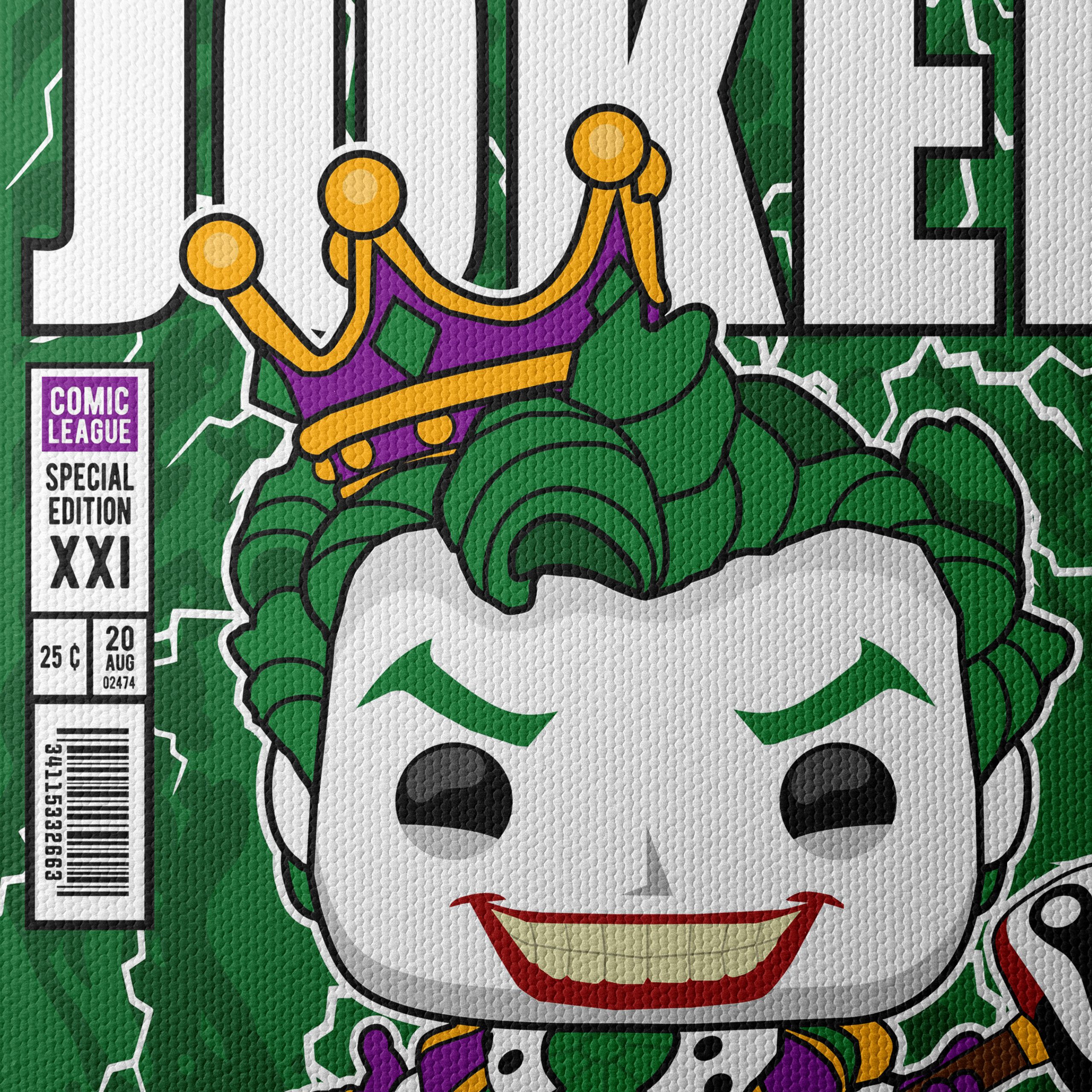 Joker Comic Art Featuring Iconic Character - Image 4