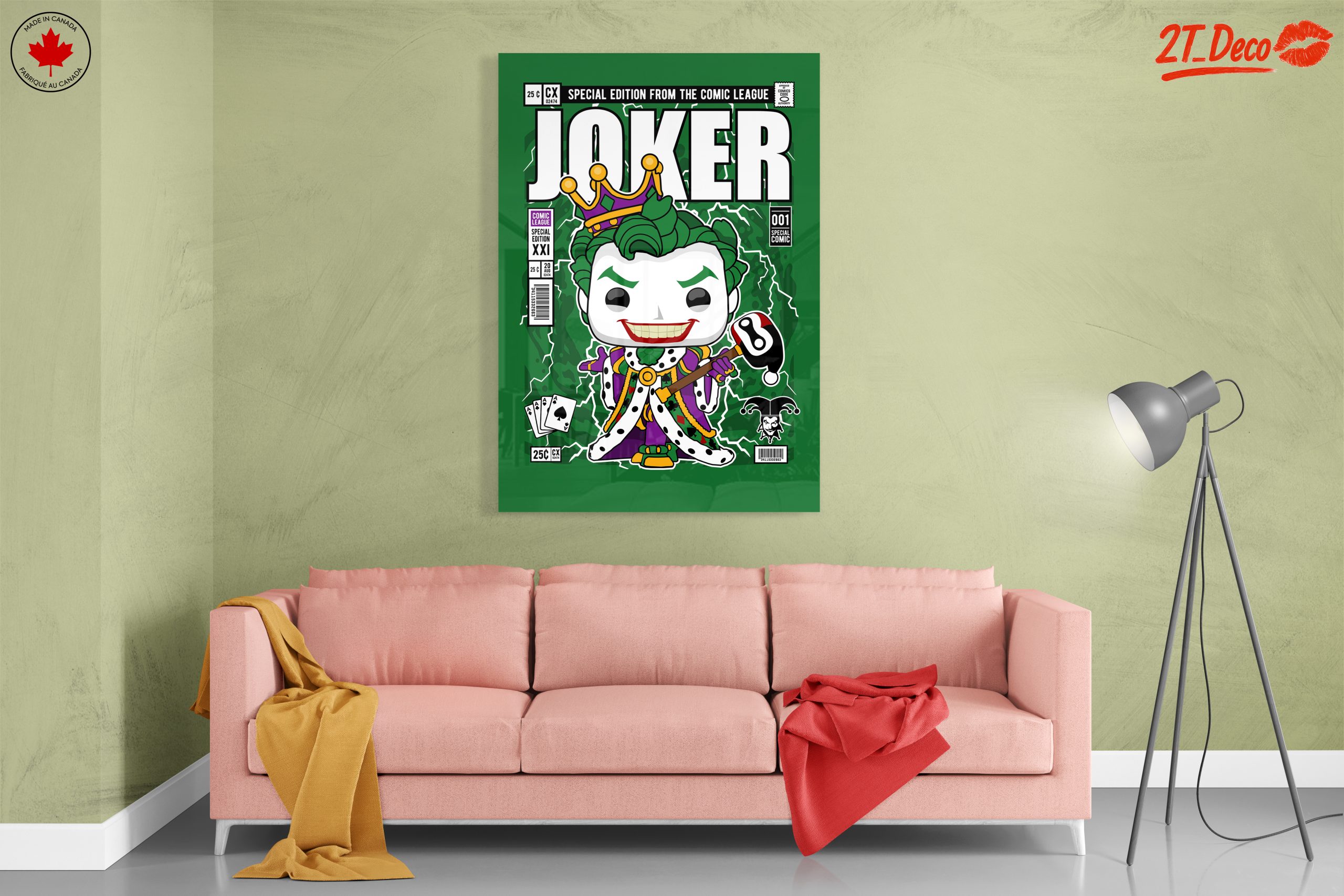 Joker Comic Art Featuring Iconic Character - Image 7