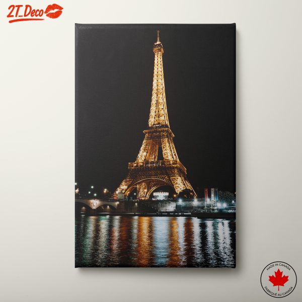 Glistening Eiffel Tower at Night