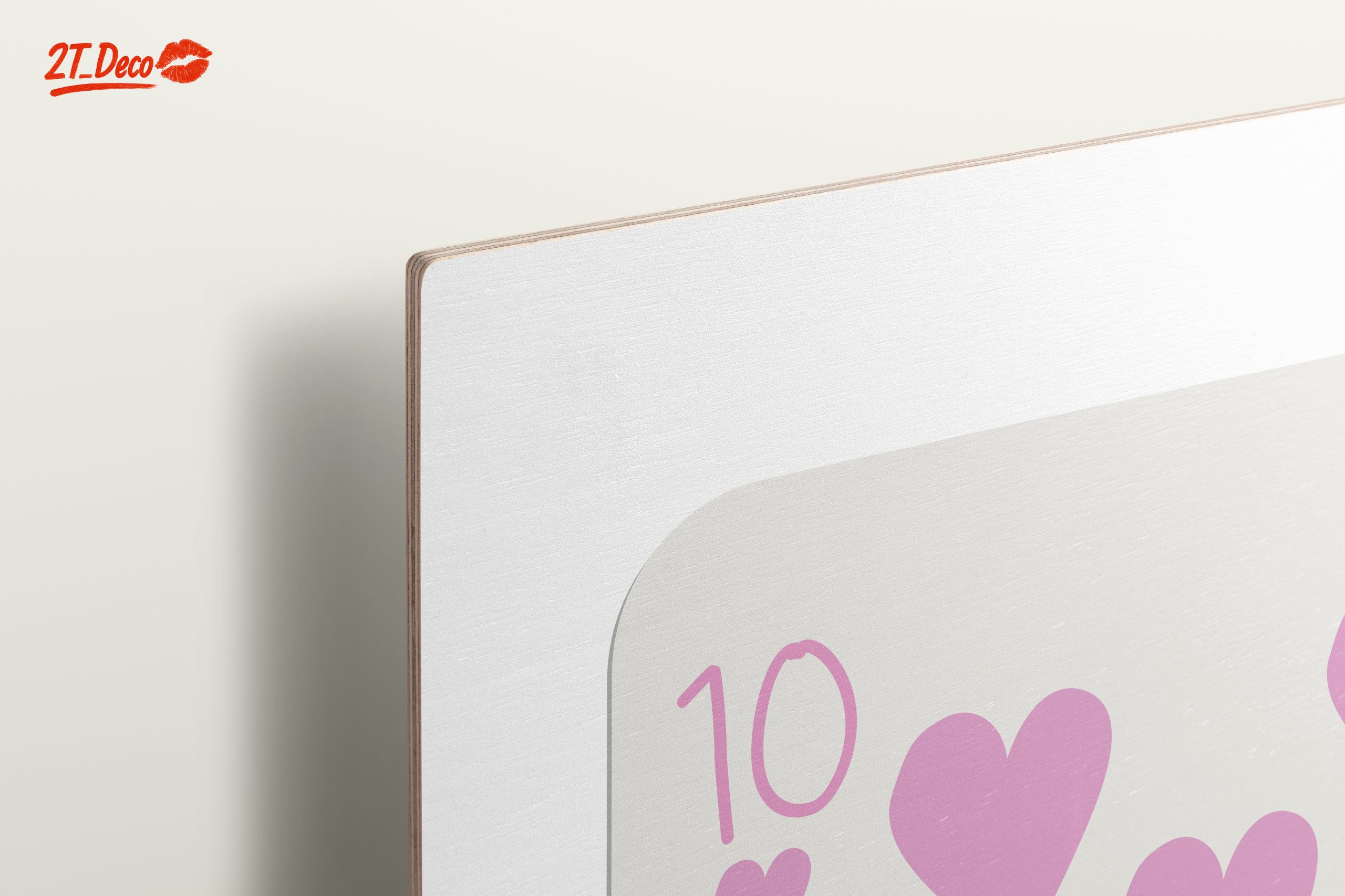 Stylish Playing Card Heart Design Art - Image 15