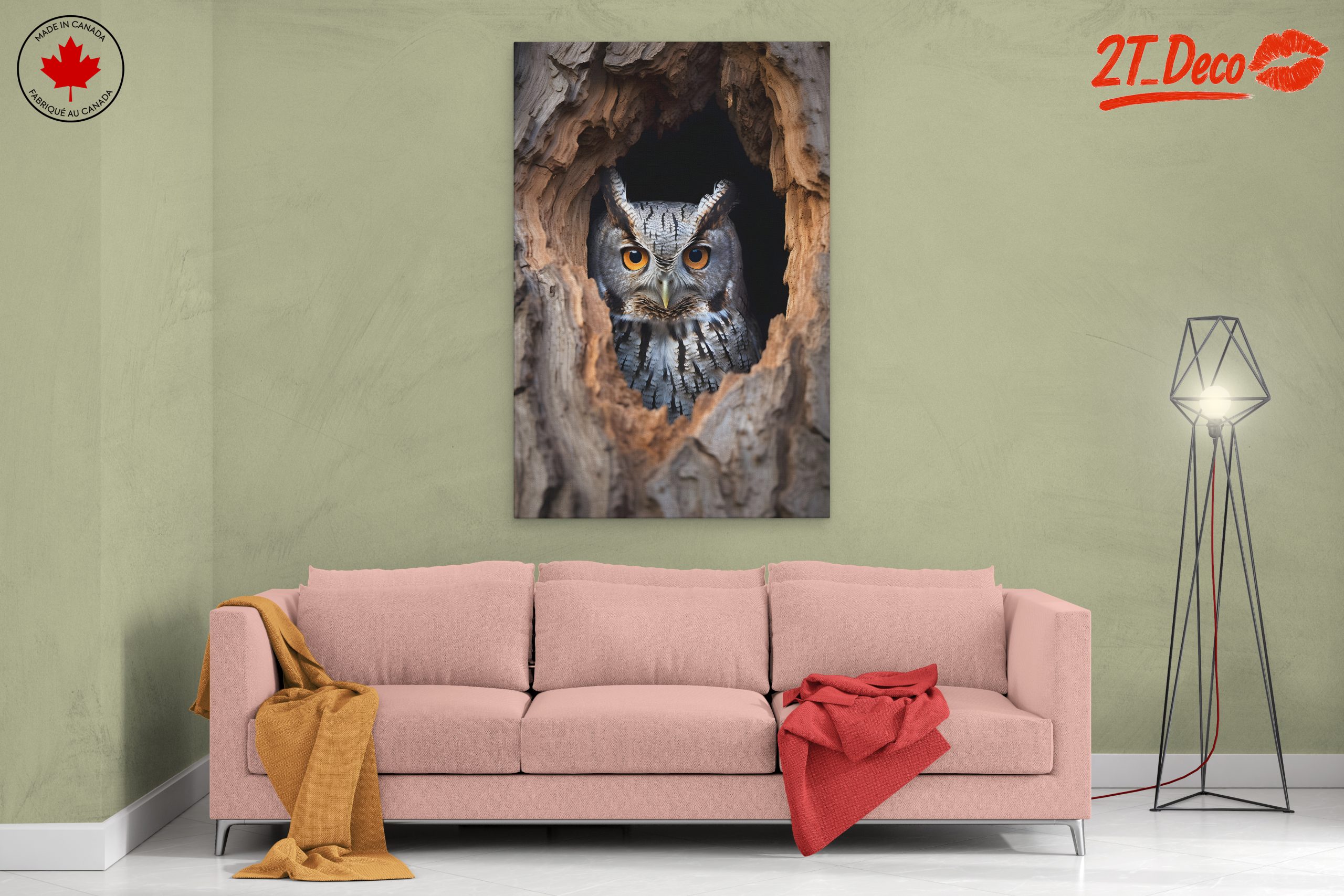 Majestic Owl Portrait in Natural Habitat - Image 2