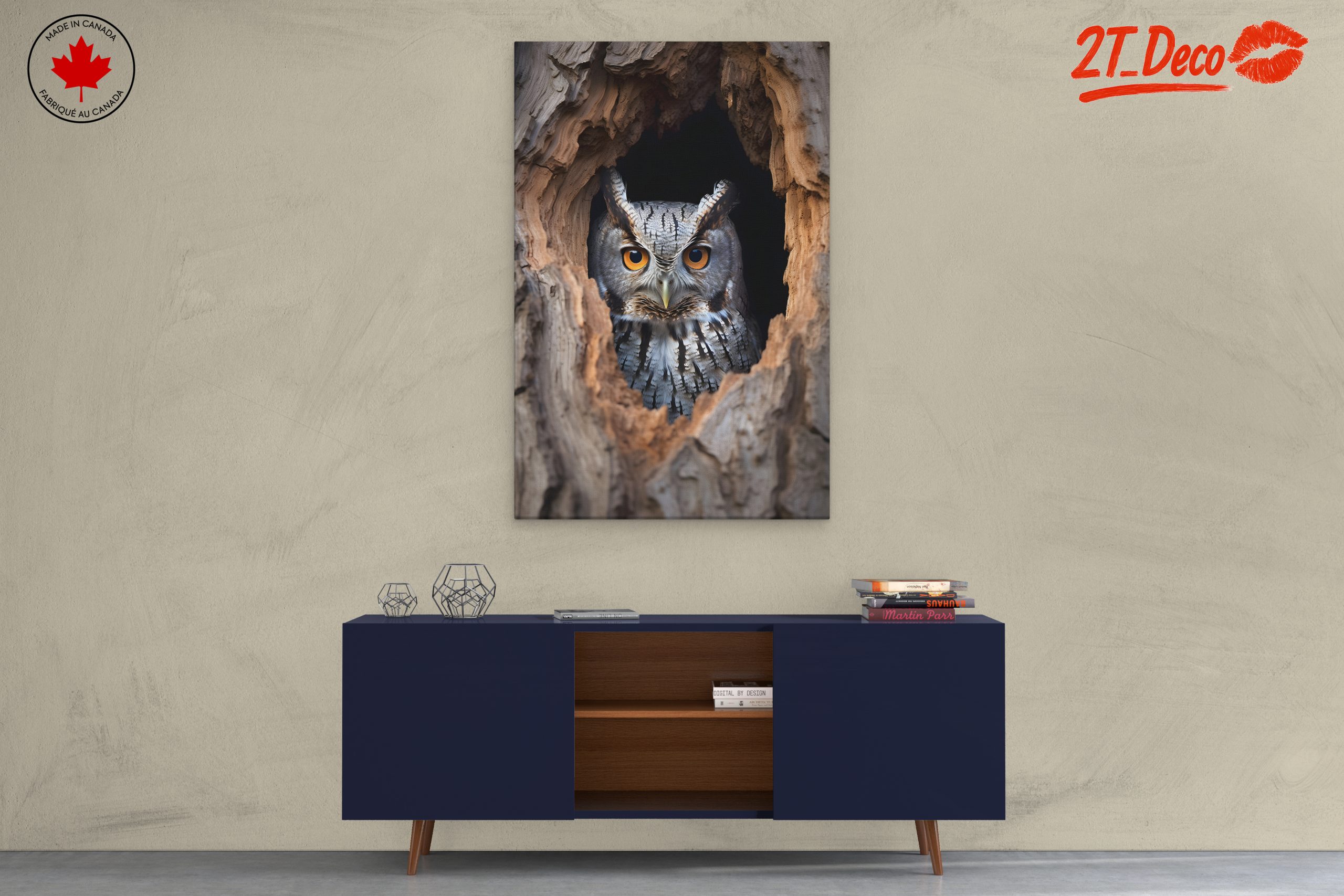 Majestic Owl Portrait in Natural Habitat - Image 3