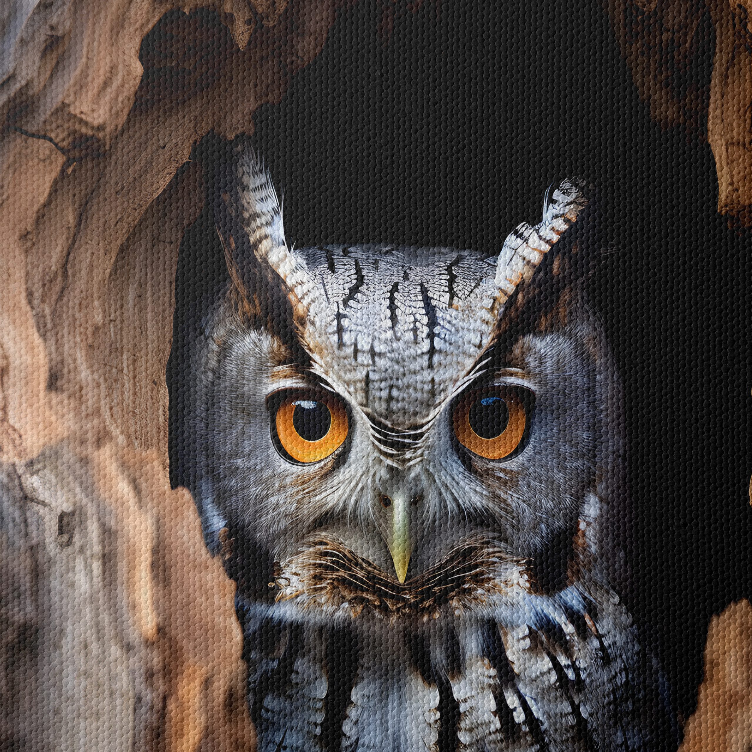 Majestic Owl Portrait in Natural Habitat - Image 4