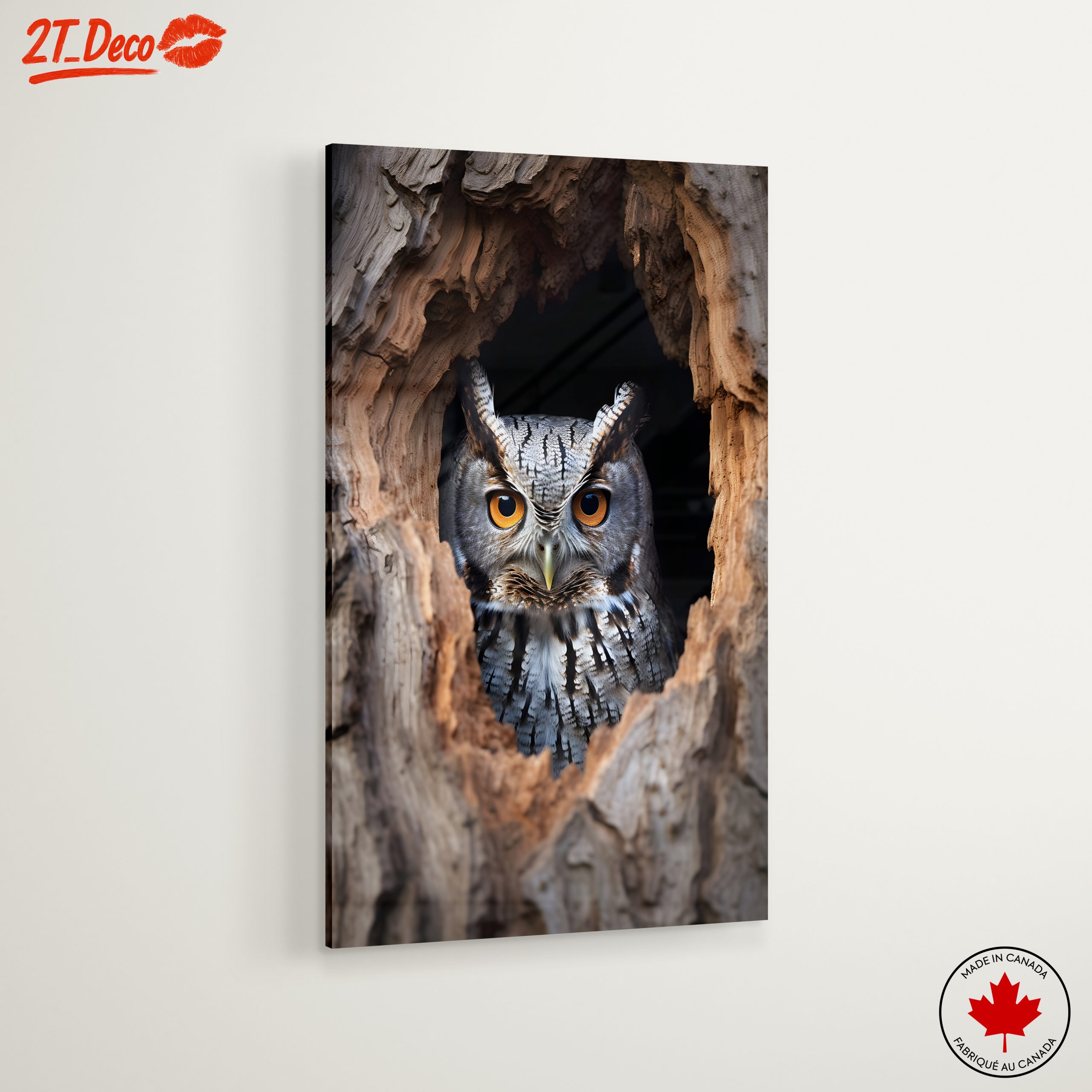Majestic Owl Portrait in Natural Habitat - Image 6