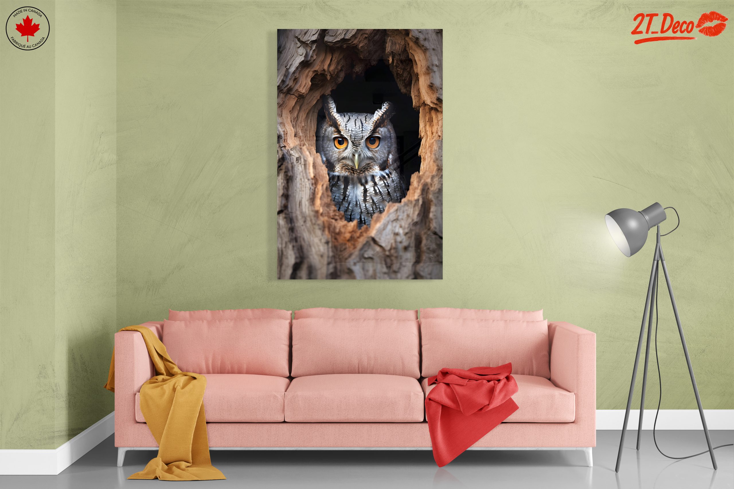 Majestic Owl Portrait in Natural Habitat - Image 7
