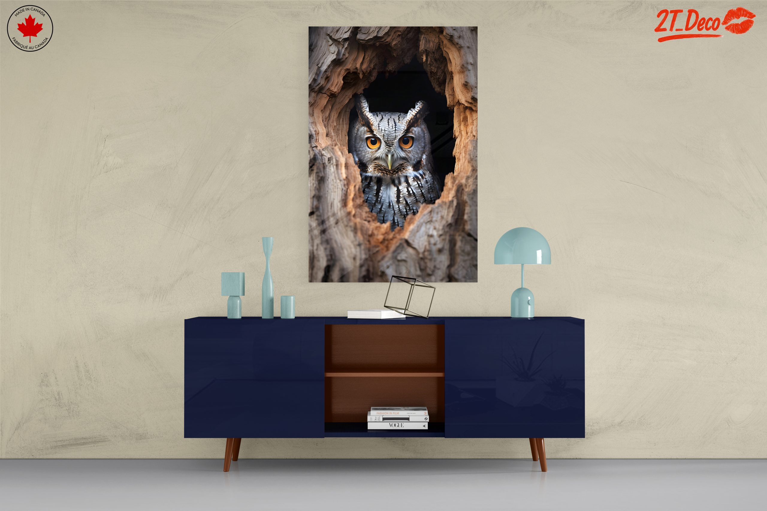 Majestic Owl Portrait in Natural Habitat - Image 8