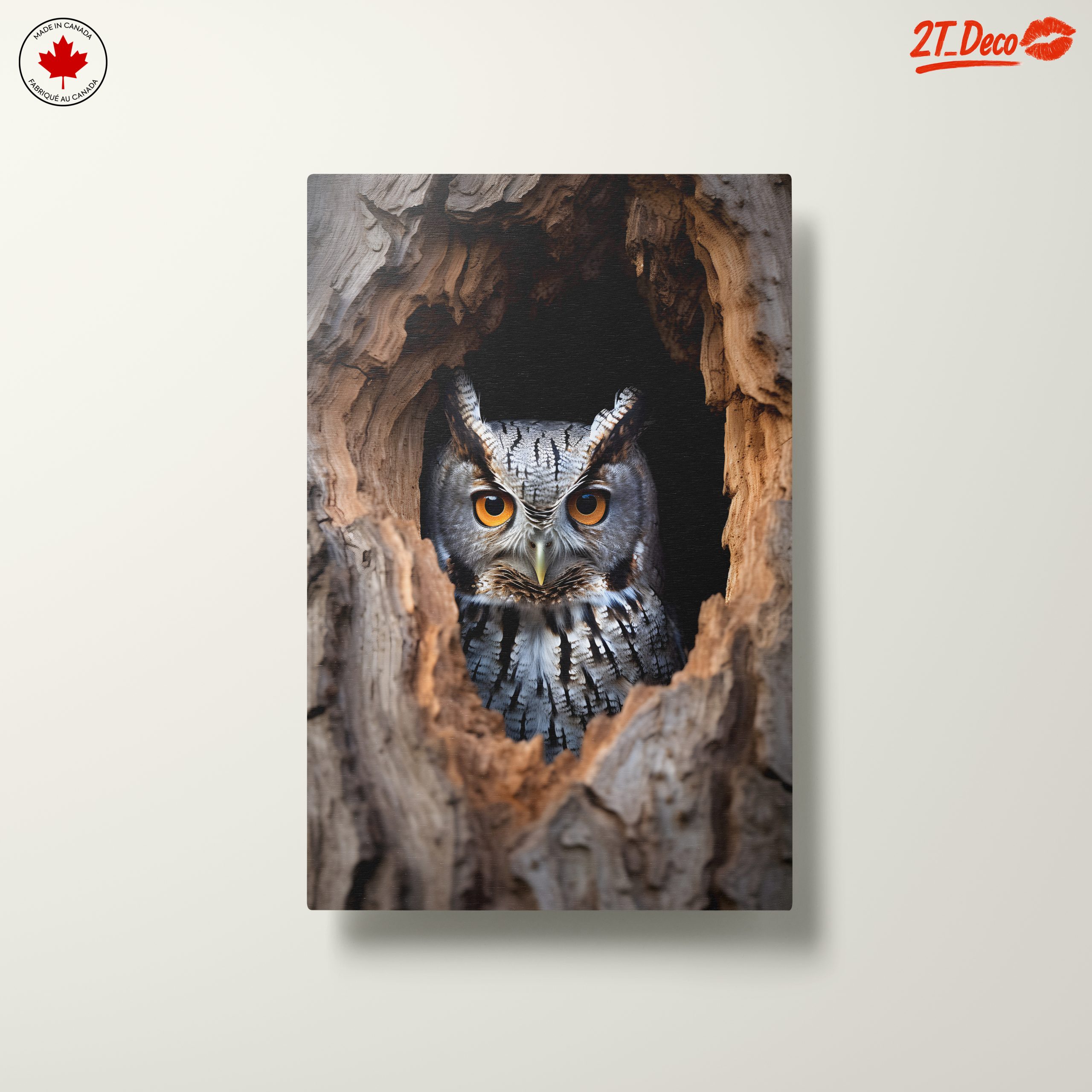 Majestic Owl Portrait in Natural Habitat - Image 10