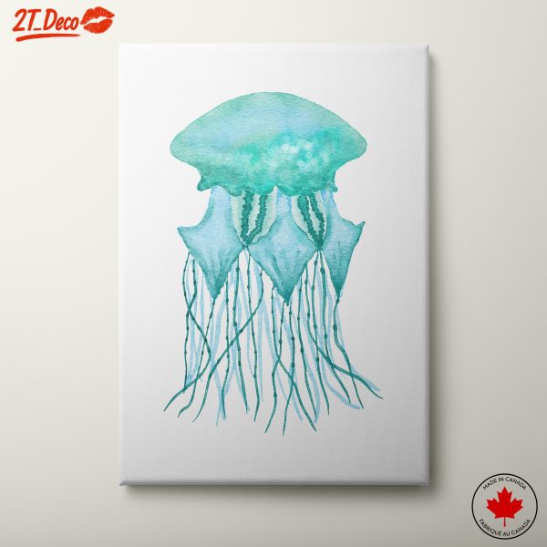 Beautiful Jellyfish Watercolor Art