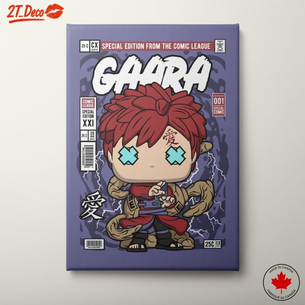 Gaara Character Art from Naruto Series
