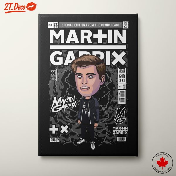 Martin Garrix Comic Character Art