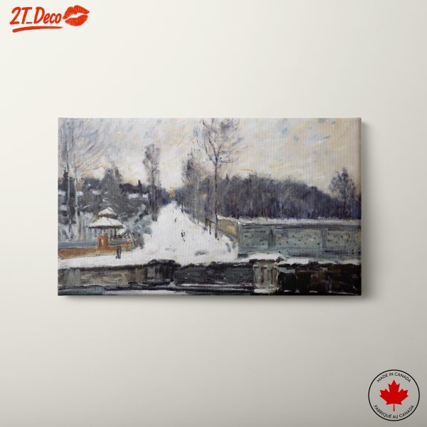 Winter Landscape with Trees and Snow