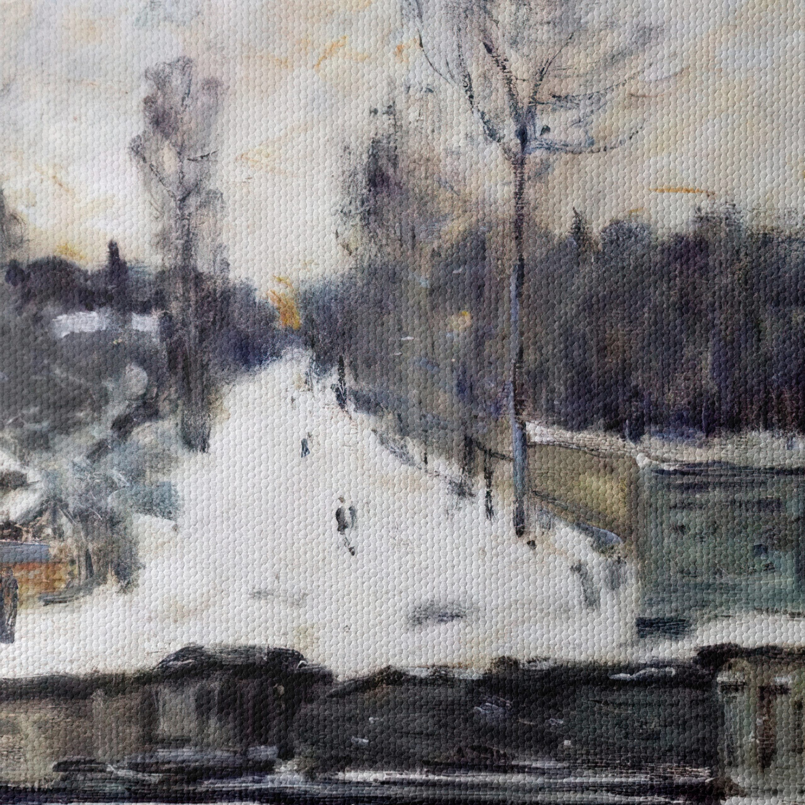 Winter Landscape with Trees and Snow - Image 4