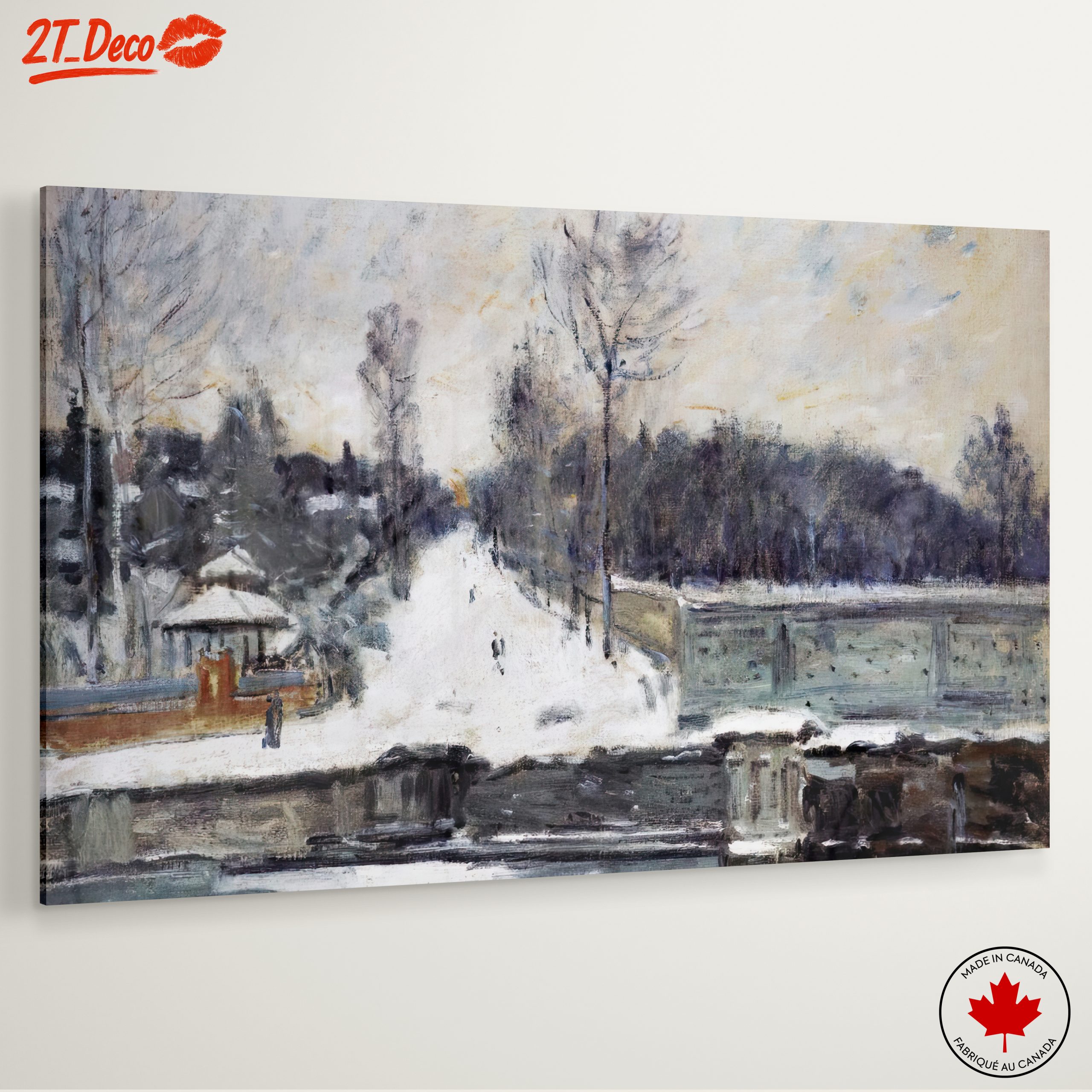 Winter Landscape with Trees and Snow - Image 6
