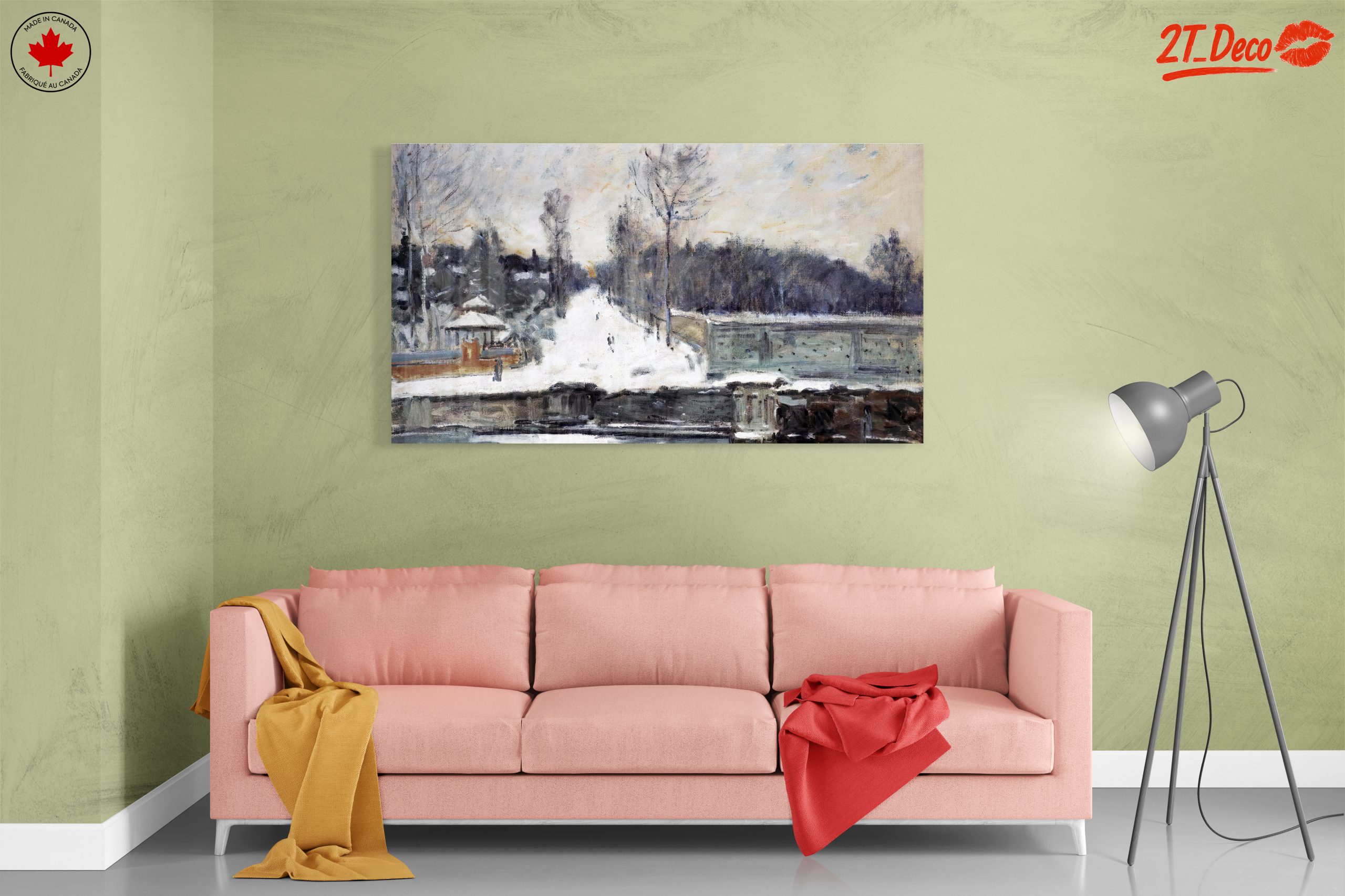 Winter Landscape with Trees and Snow - Image 7
