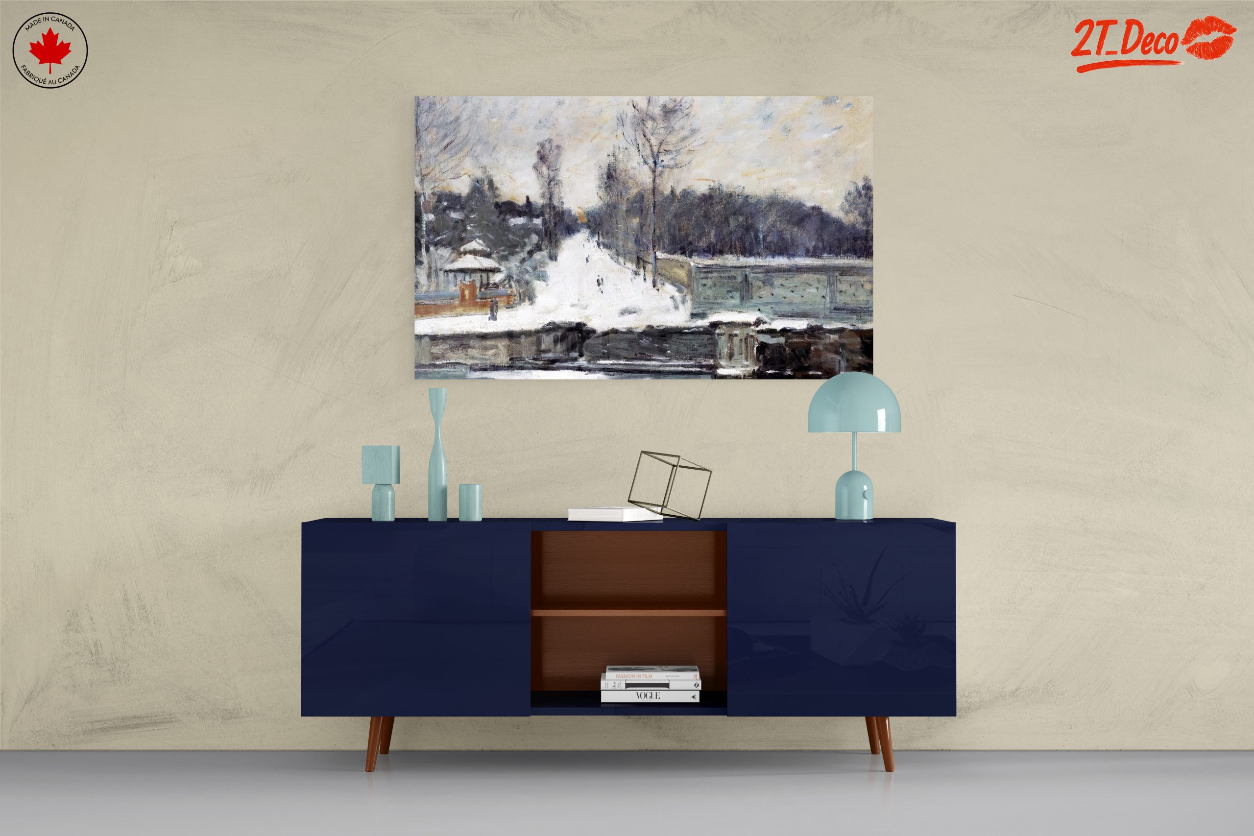 Winter Landscape with Trees and Snow - Image 8
