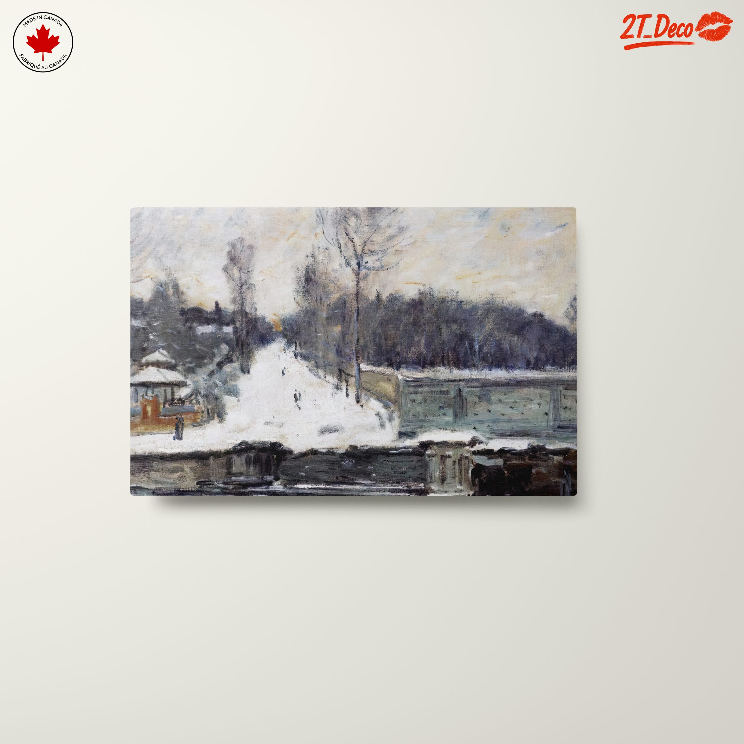 Winter Landscape with Trees and Snow - Image 10