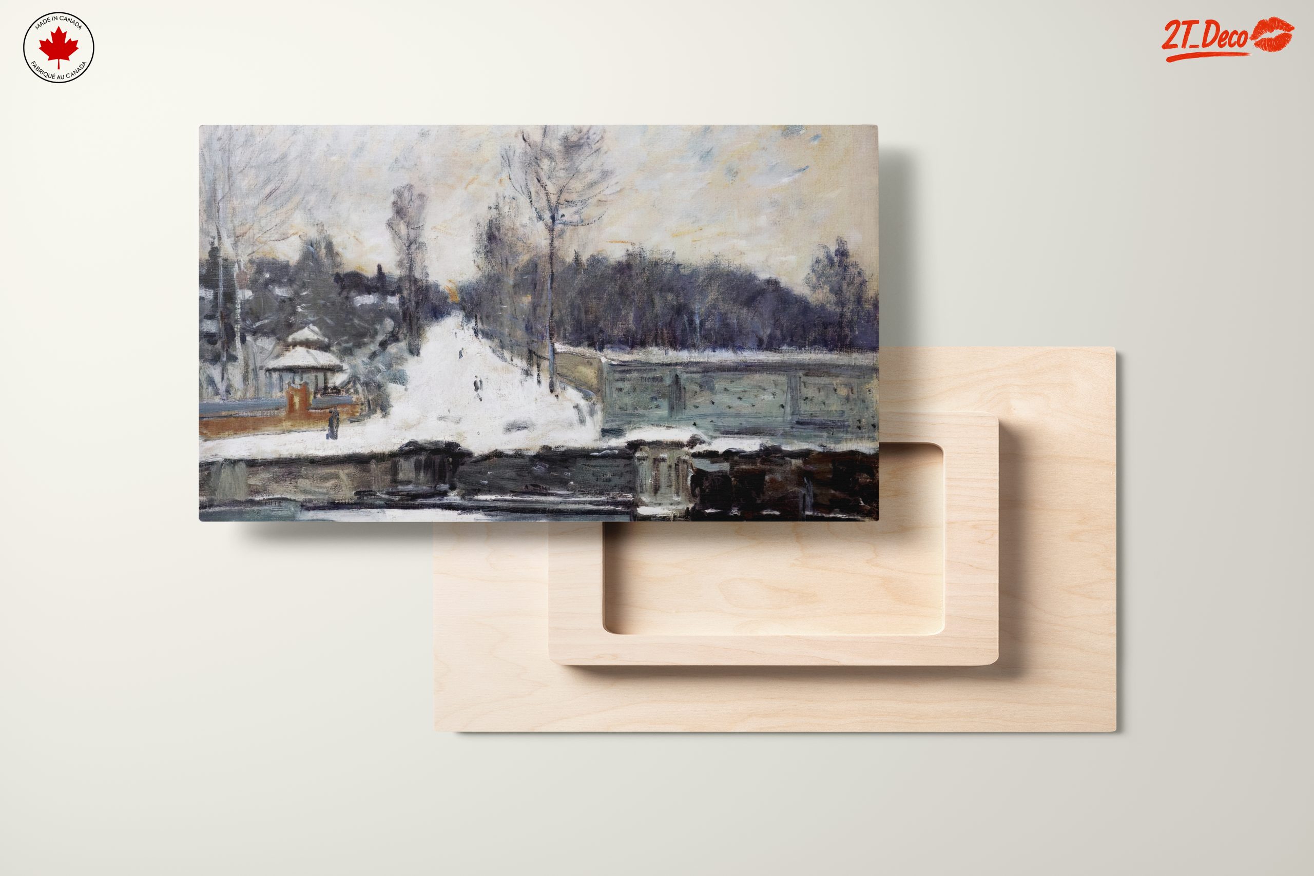 Winter Landscape with Trees and Snow - Image 11