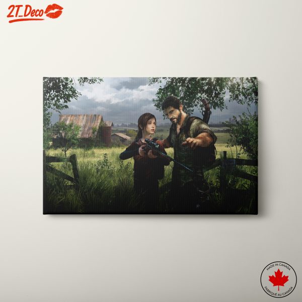 The Last Of Us Art Featuring Joel and Ellie