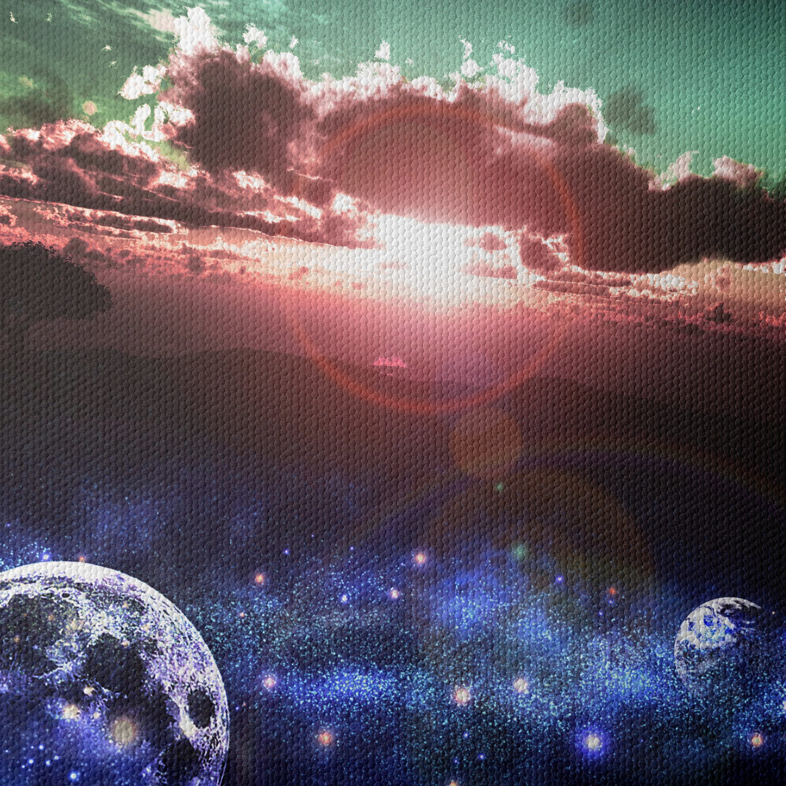 Stunning Cosmic Landscape with Celestial Elements - Image 4