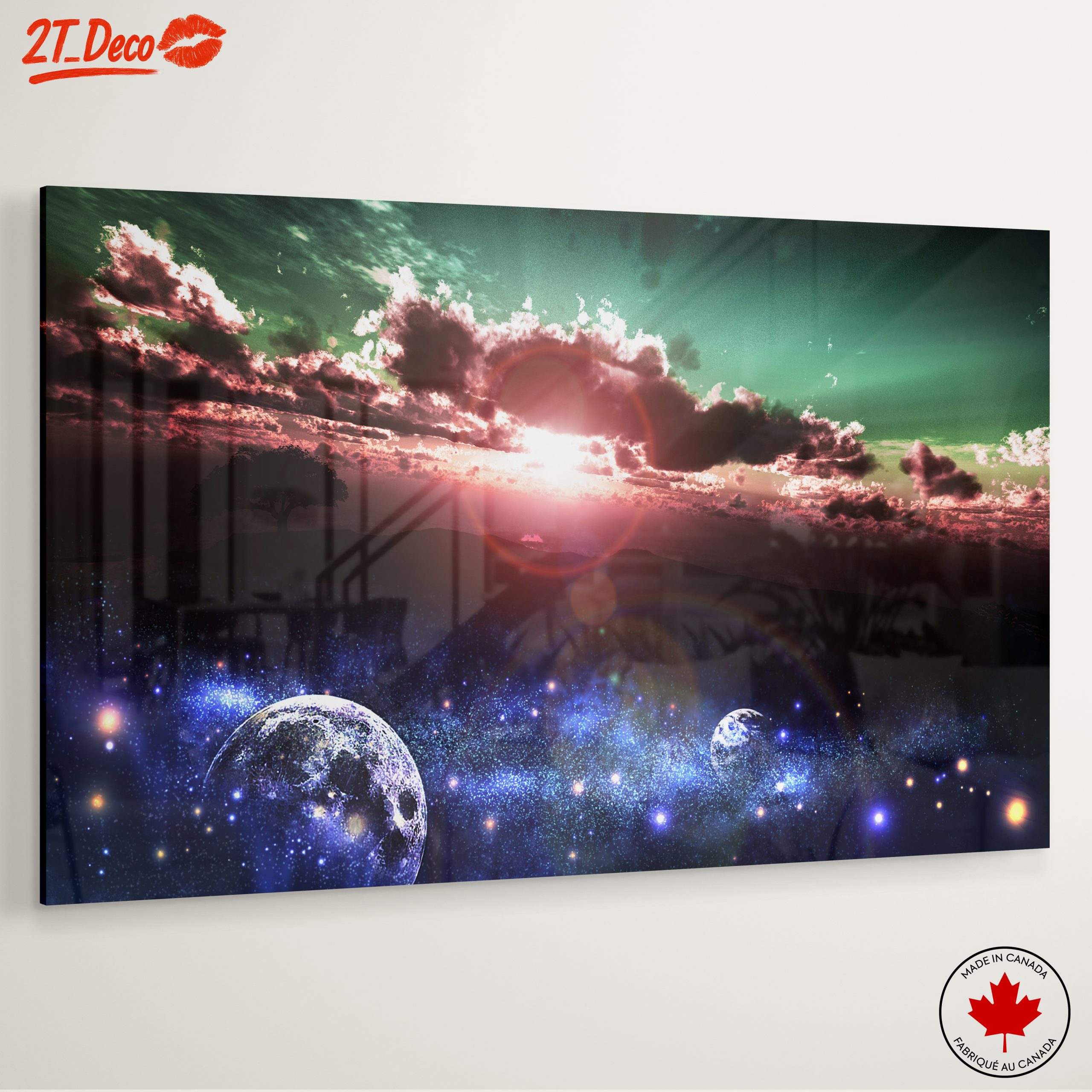 Stunning Cosmic Landscape with Celestial Elements - Image 6