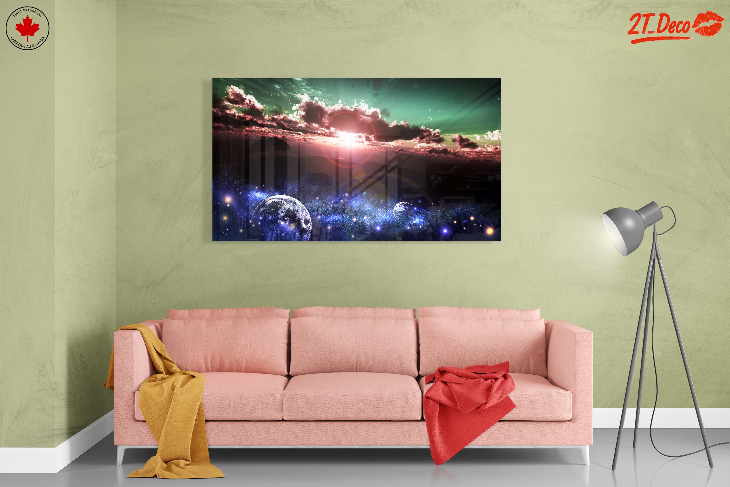 Stunning Cosmic Landscape with Celestial Elements - Image 7