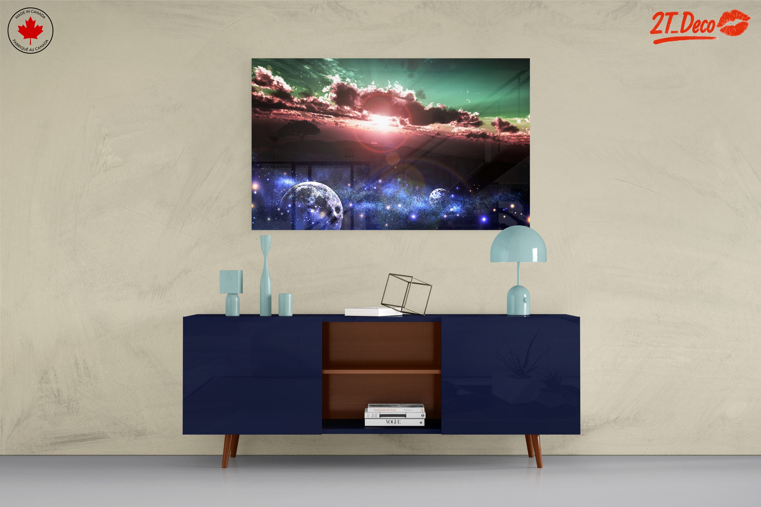 Stunning Cosmic Landscape with Celestial Elements - Image 8