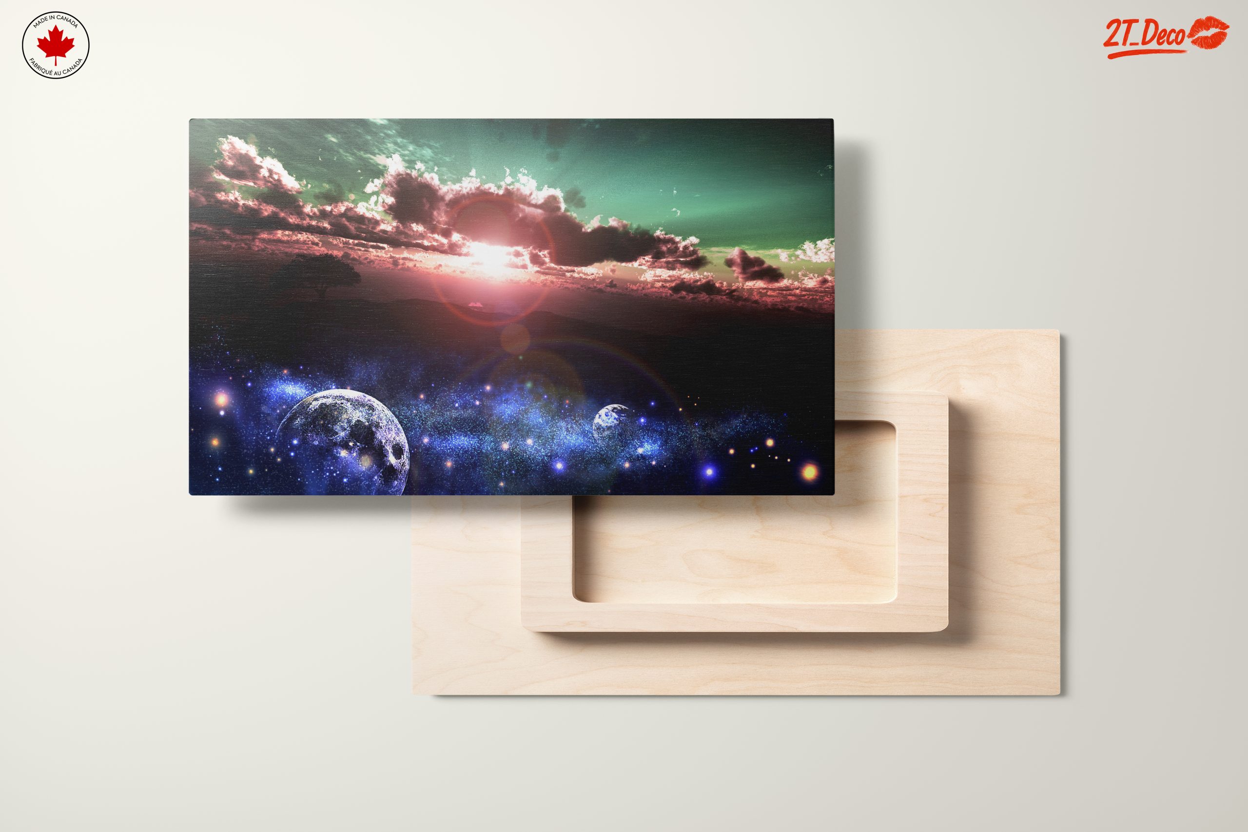 Stunning Cosmic Landscape with Celestial Elements - Image 11