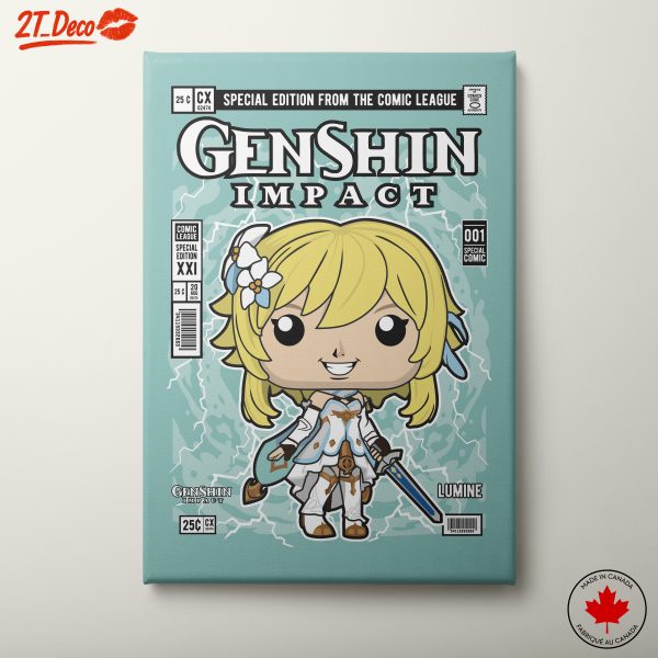 Lumine from Genshin Impact Art