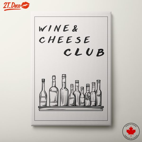 Wine And Cheese Club Art