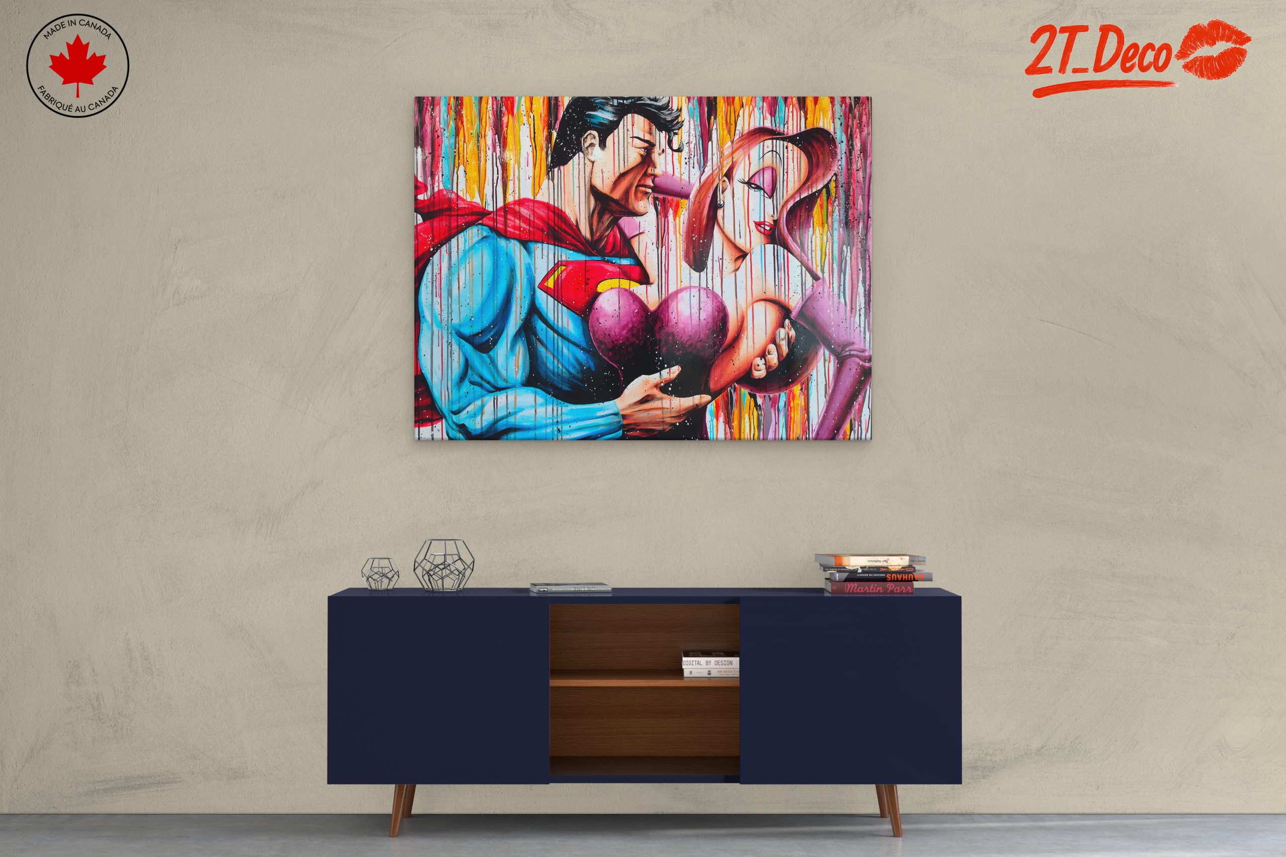 Superman and Jessica Rabbit Art - Image 3