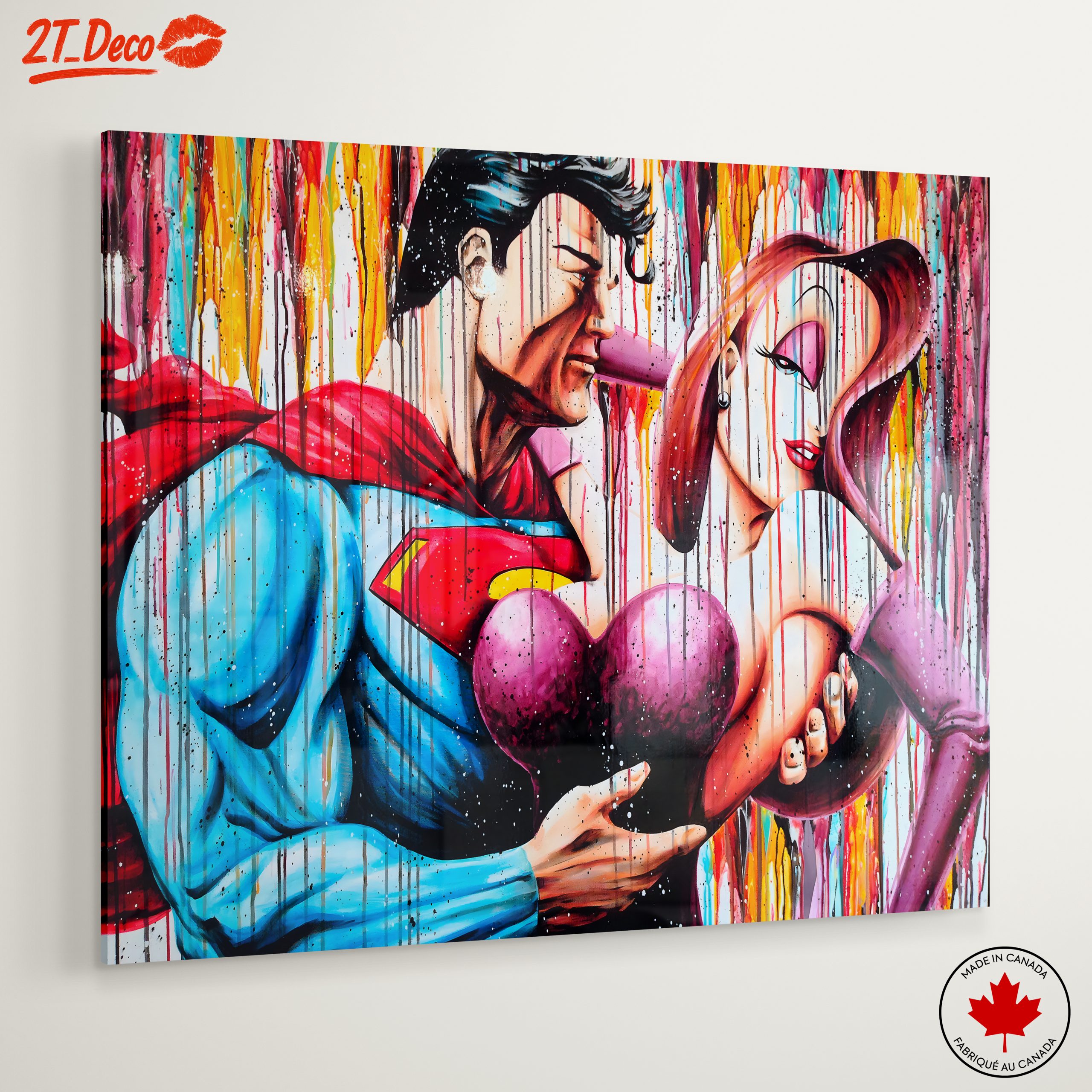Superman and Jessica Rabbit Art - Image 6