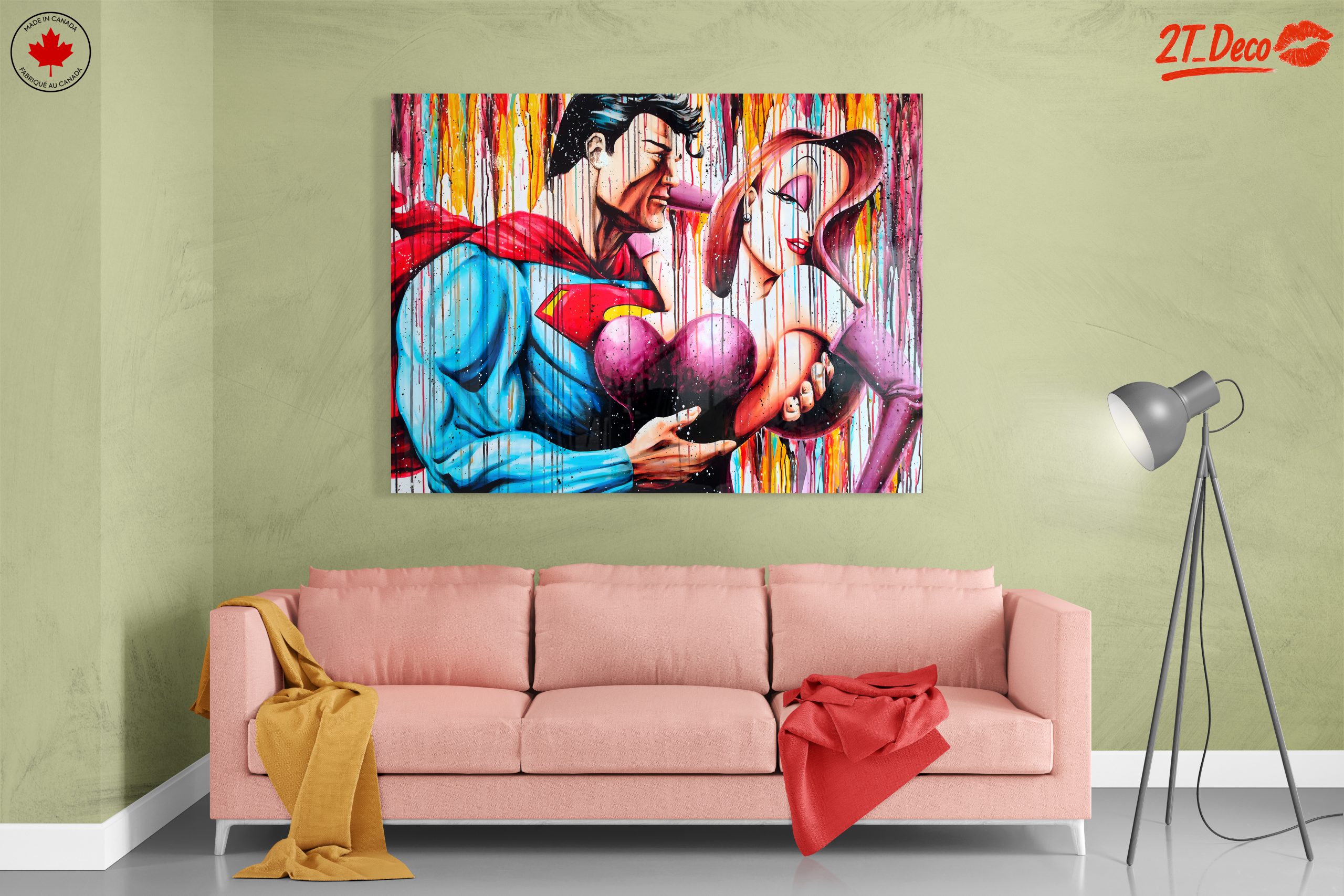 Superman and Jessica Rabbit Art - Image 7