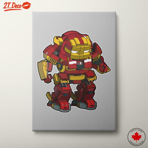Stylized Cartoon Robot Illustration