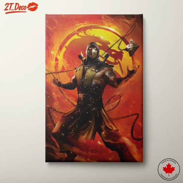 Mortal Kombat Scorpion Character Art