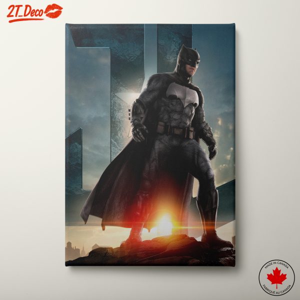 Dynamic Batman Wall Art Featuring Iconic Superhero