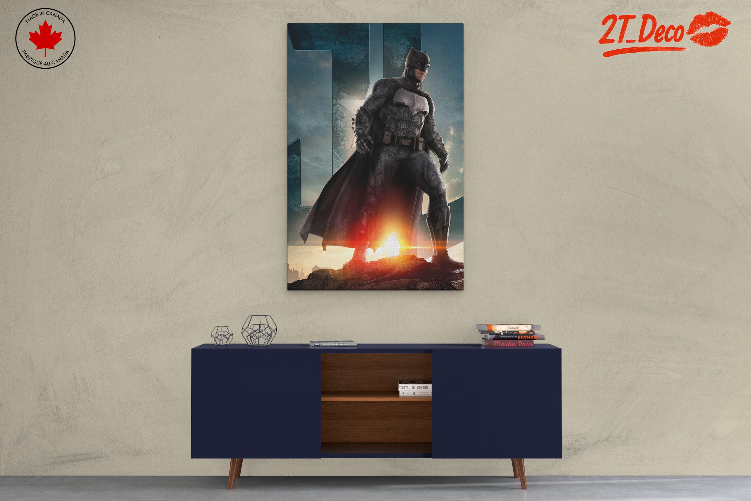 Dynamic Batman Wall Art Featuring Iconic Superhero - Image 3