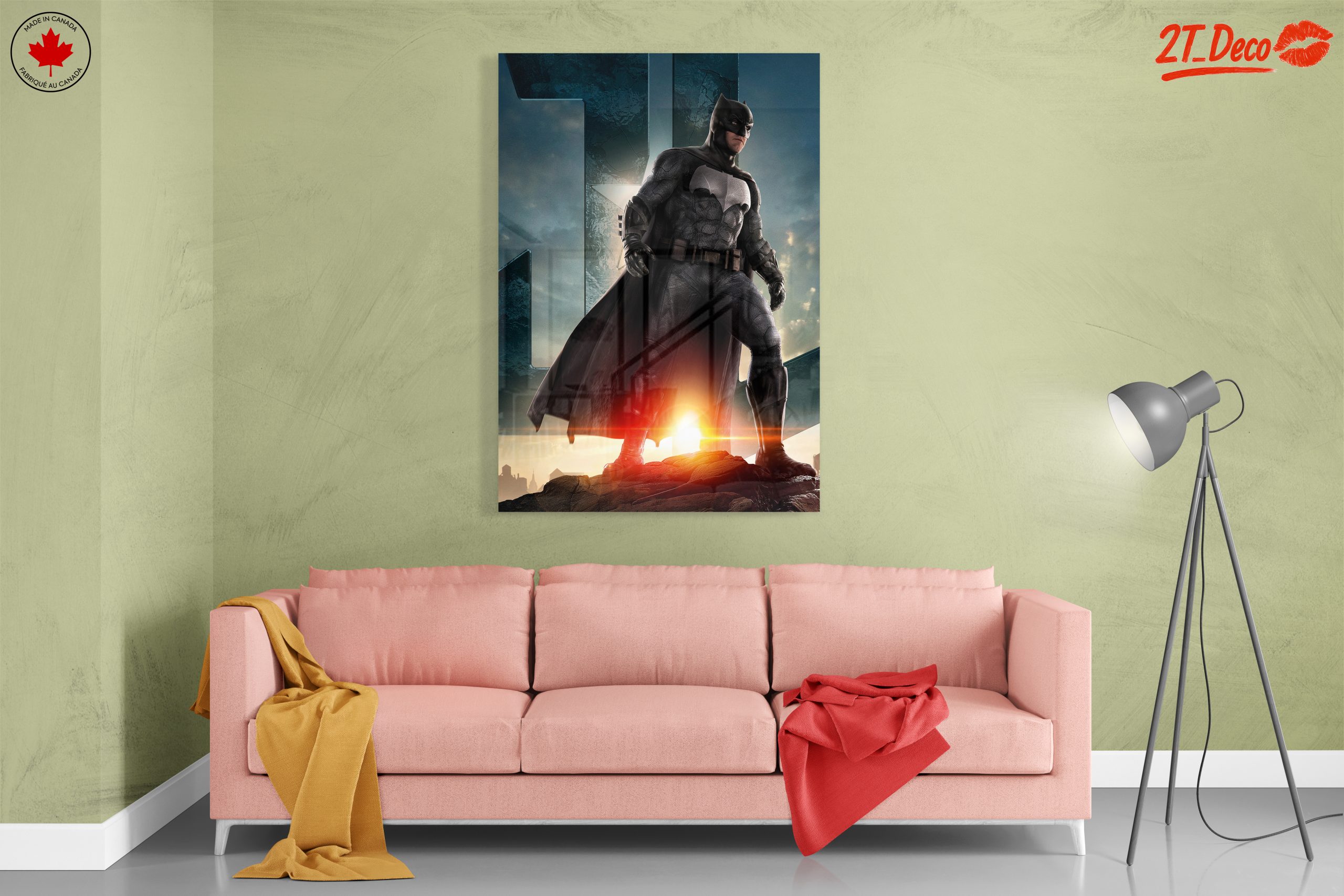 Dynamic Batman Wall Art Featuring Iconic Superhero - Image 7