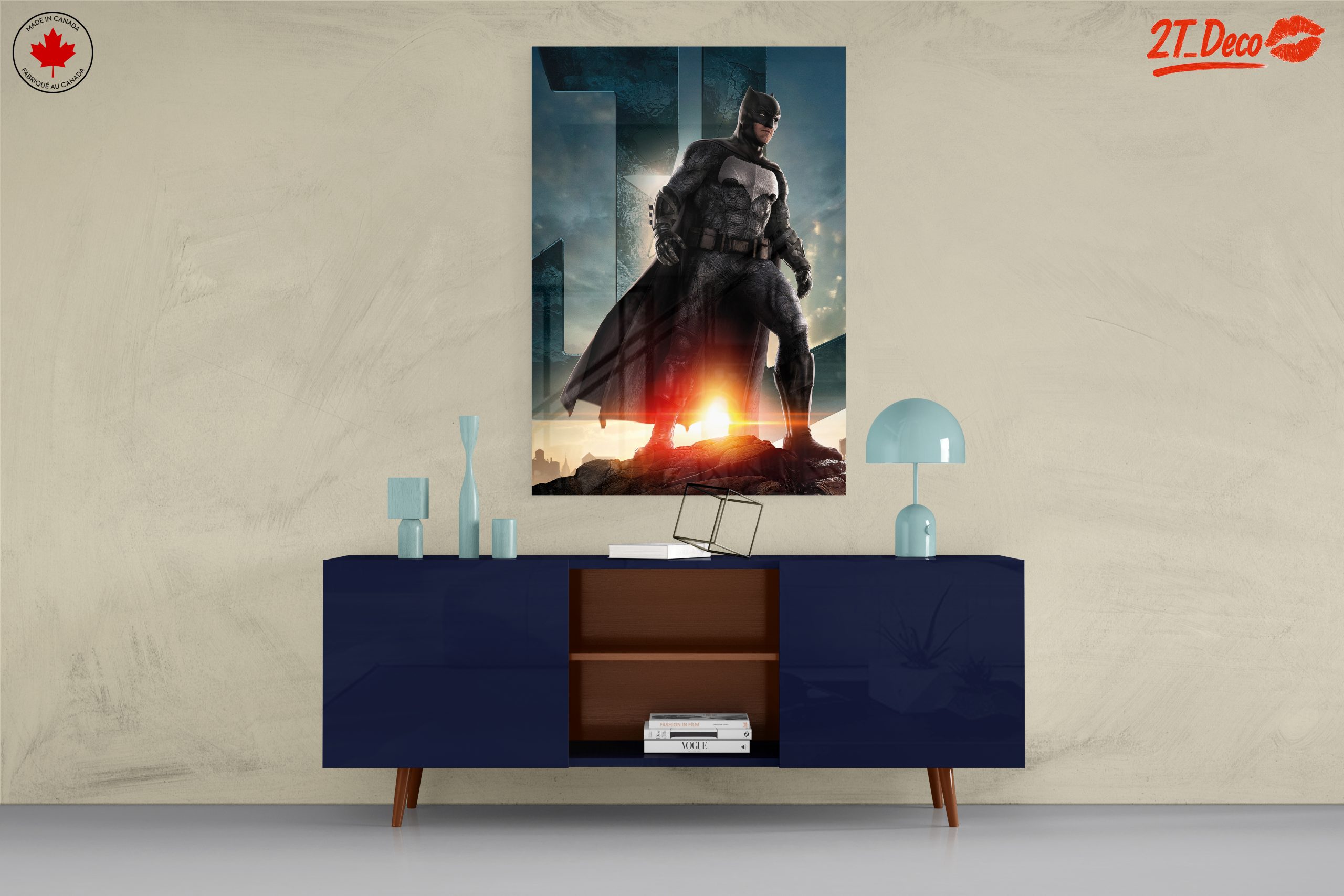 Dynamic Batman Wall Art Featuring Iconic Superhero - Image 8