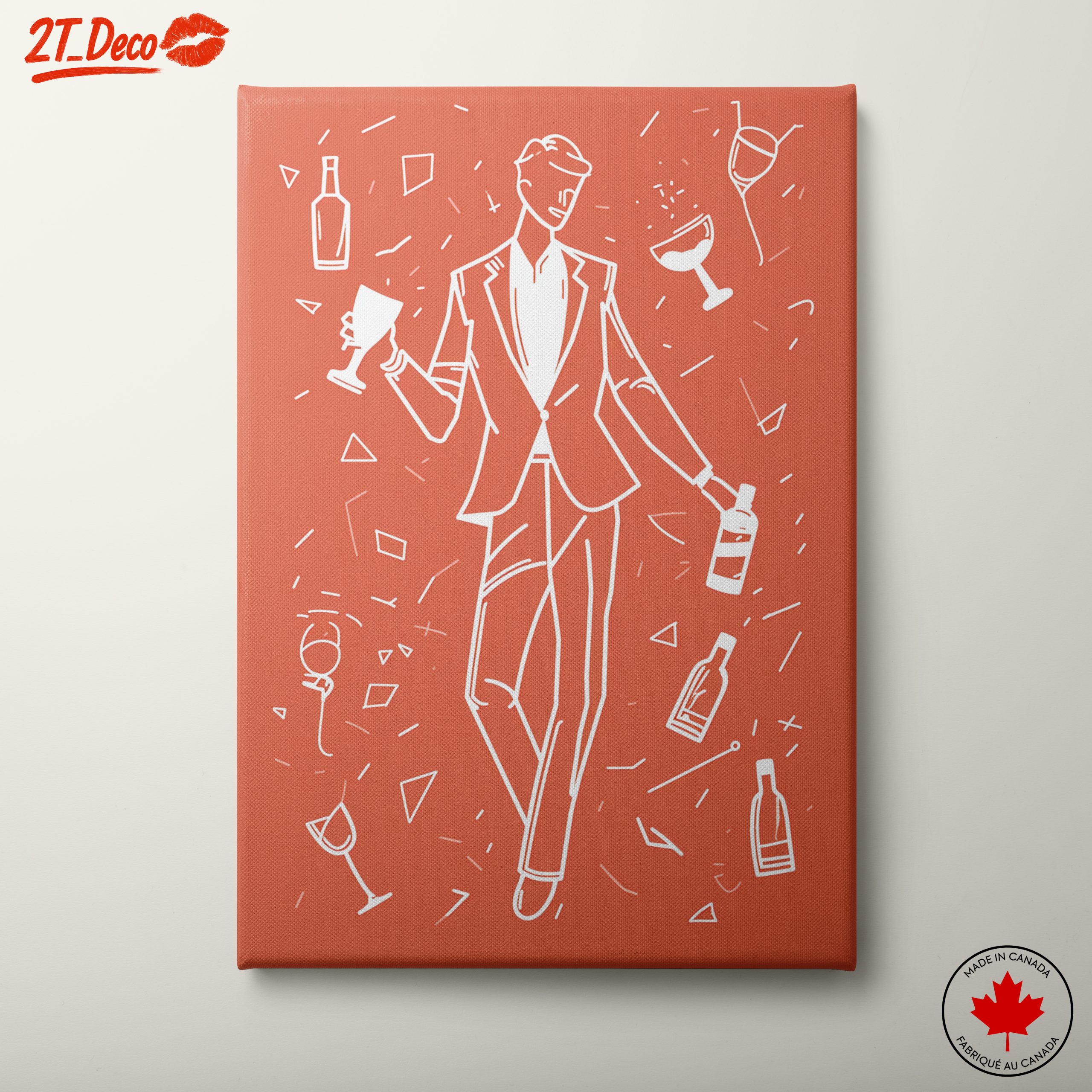 Stylish Cocktail Art for Modern Decor