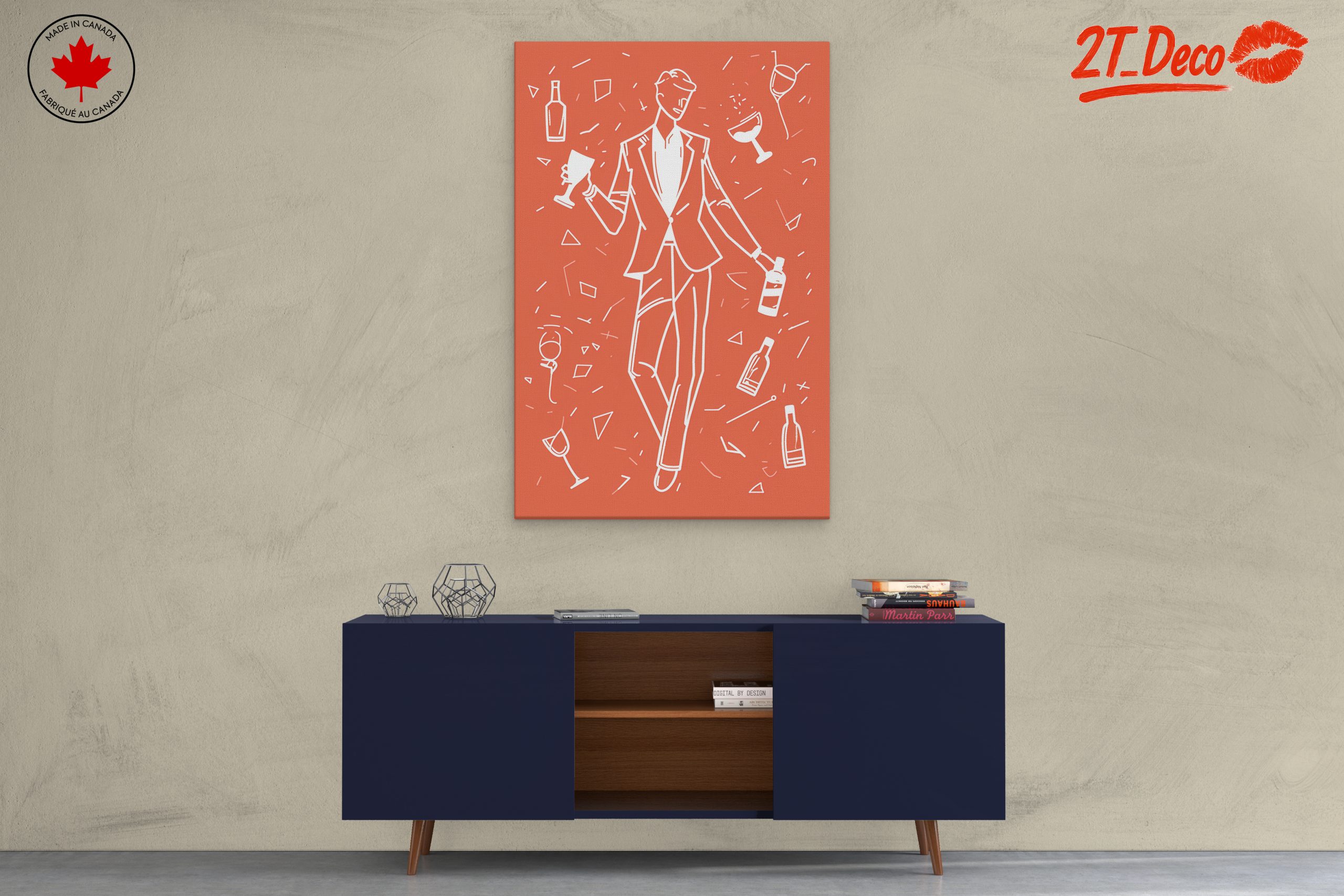 Stylish Cocktail Art for Modern Decor - Image 3