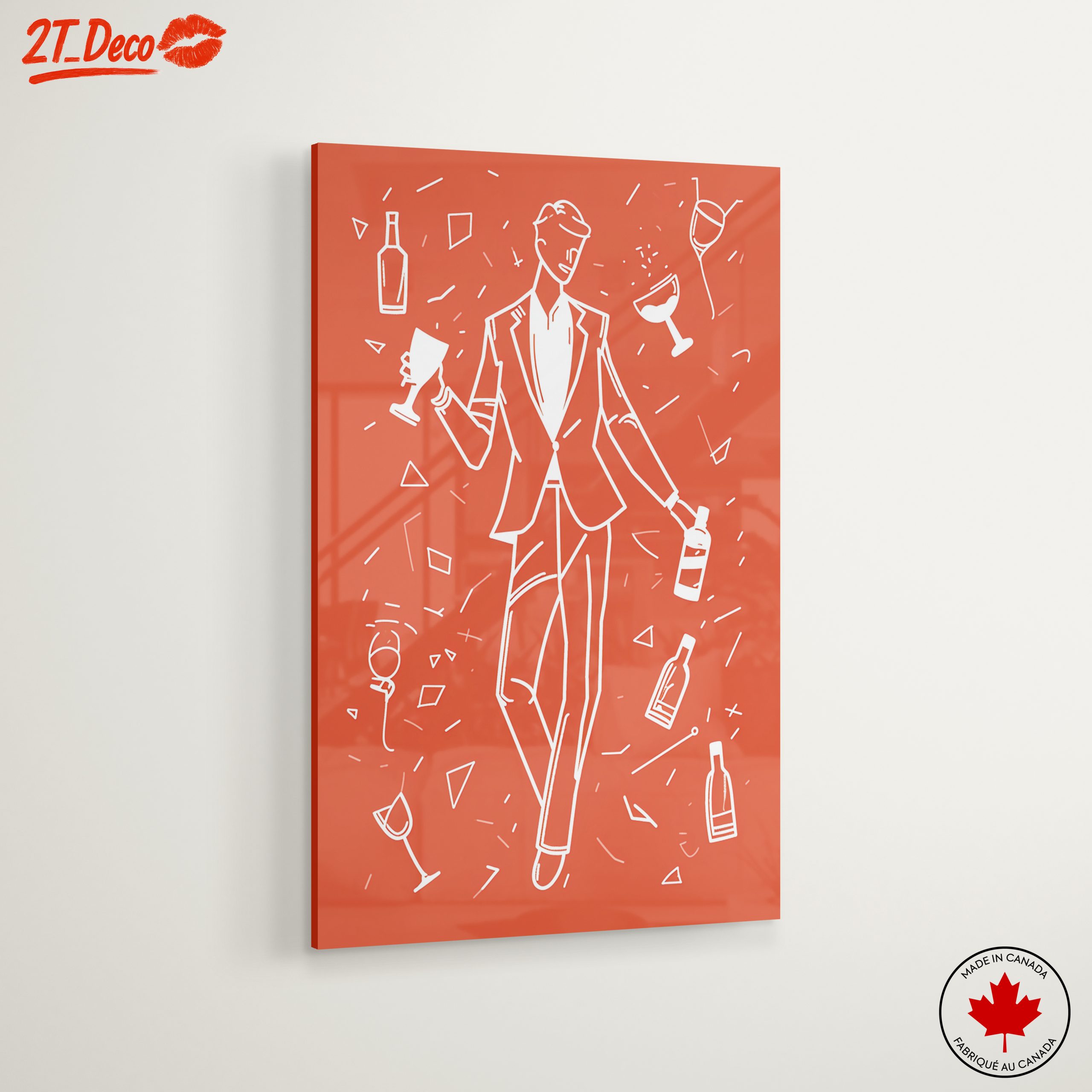 Stylish Cocktail Art for Modern Decor - Image 6