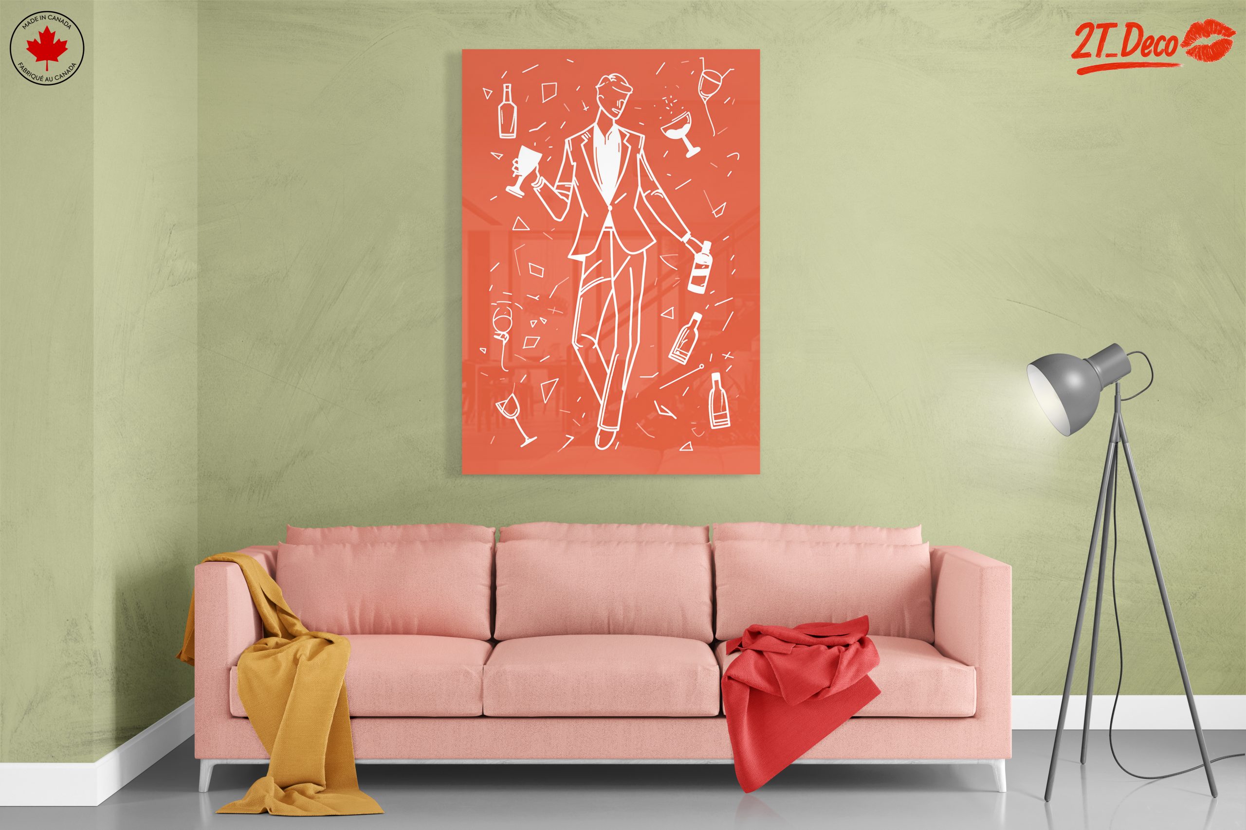 Stylish Cocktail Art for Modern Decor - Image 7