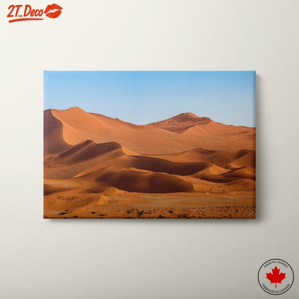 Stunning Desert Dunes Under Clear Blue Sky