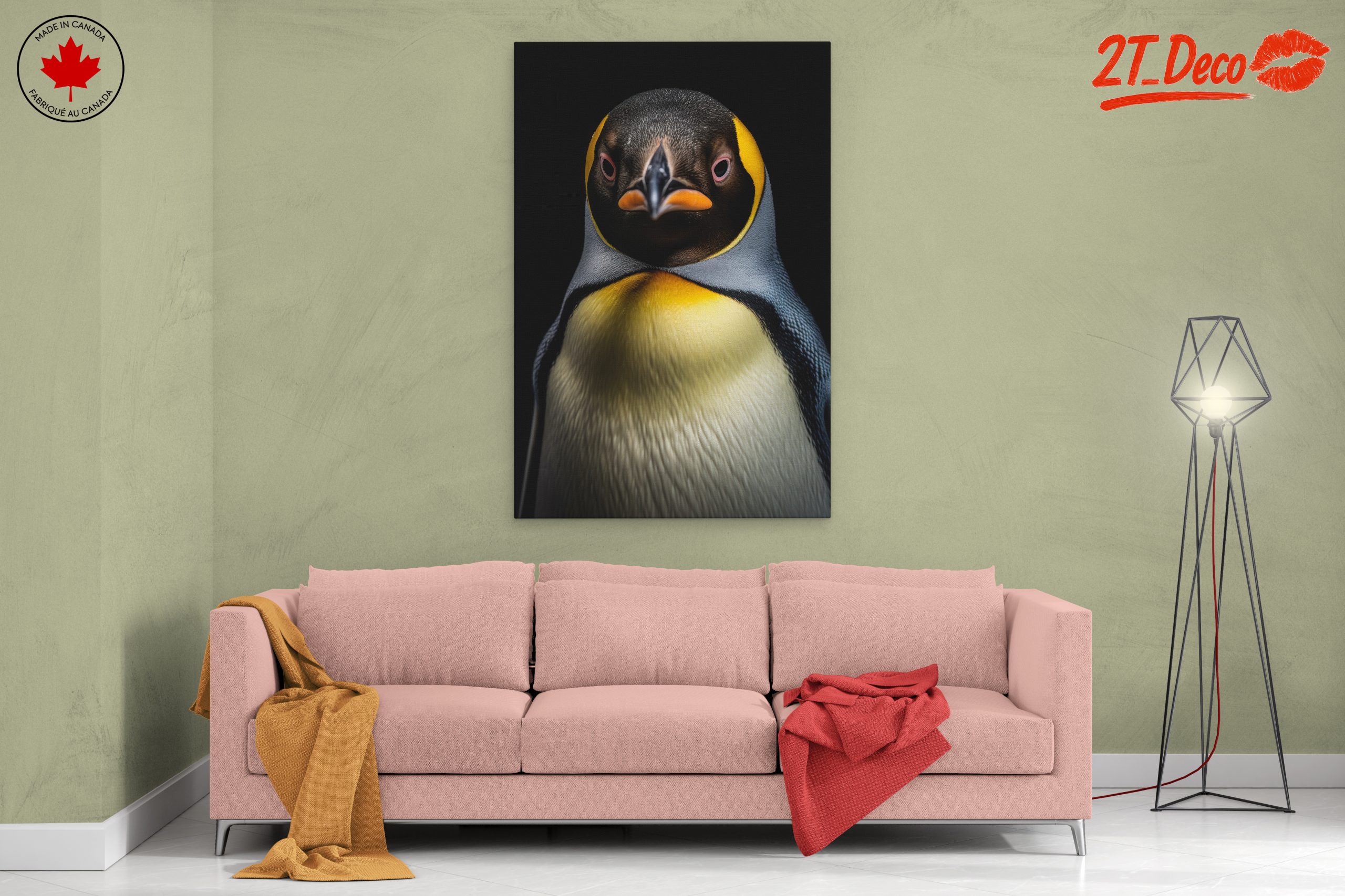 Stunning Artistic Penguin Portrait - Image 2